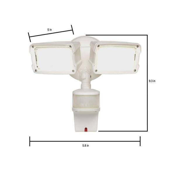 Defiant 180 Degree White Motion Activated LED Security Flood Light