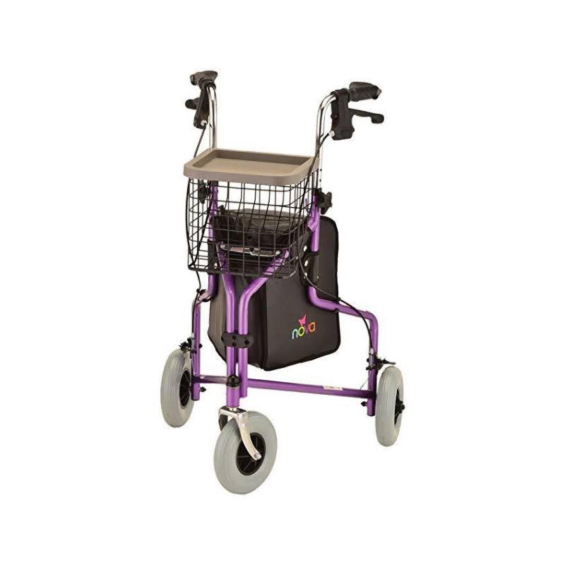 Nova Traveler Wheel Rolling Walker Black Ct S