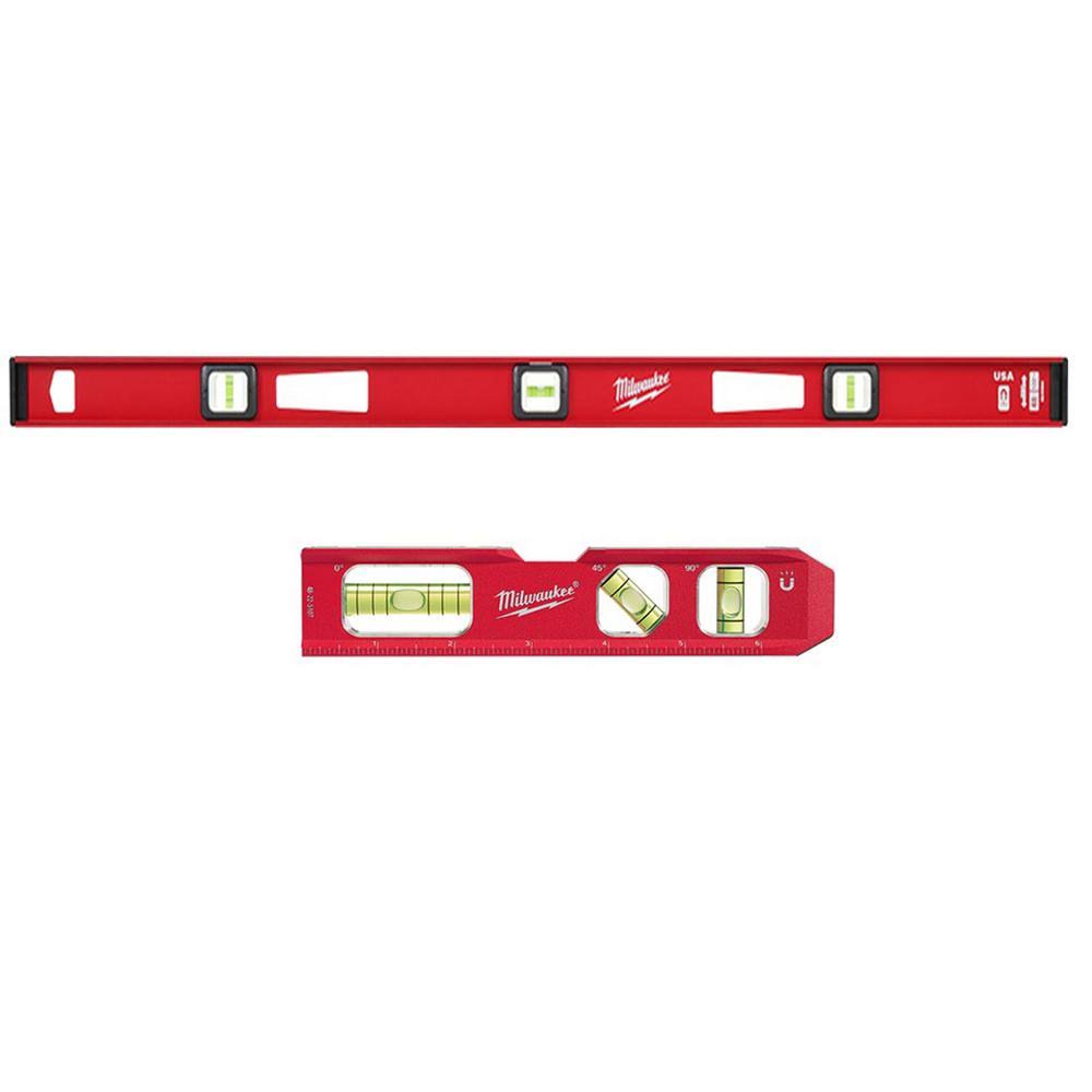 Milwaukee In Magnetic I Beam Level With In Billet Torpedo Level