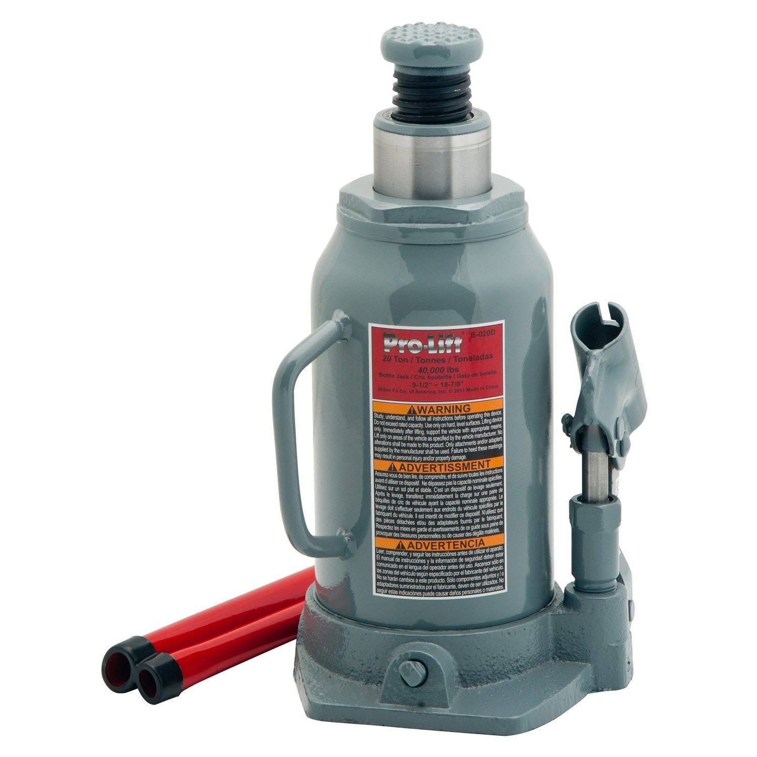 Pro Lift B S D Ton Shorty Hydraulic Bottle Jack Ct S