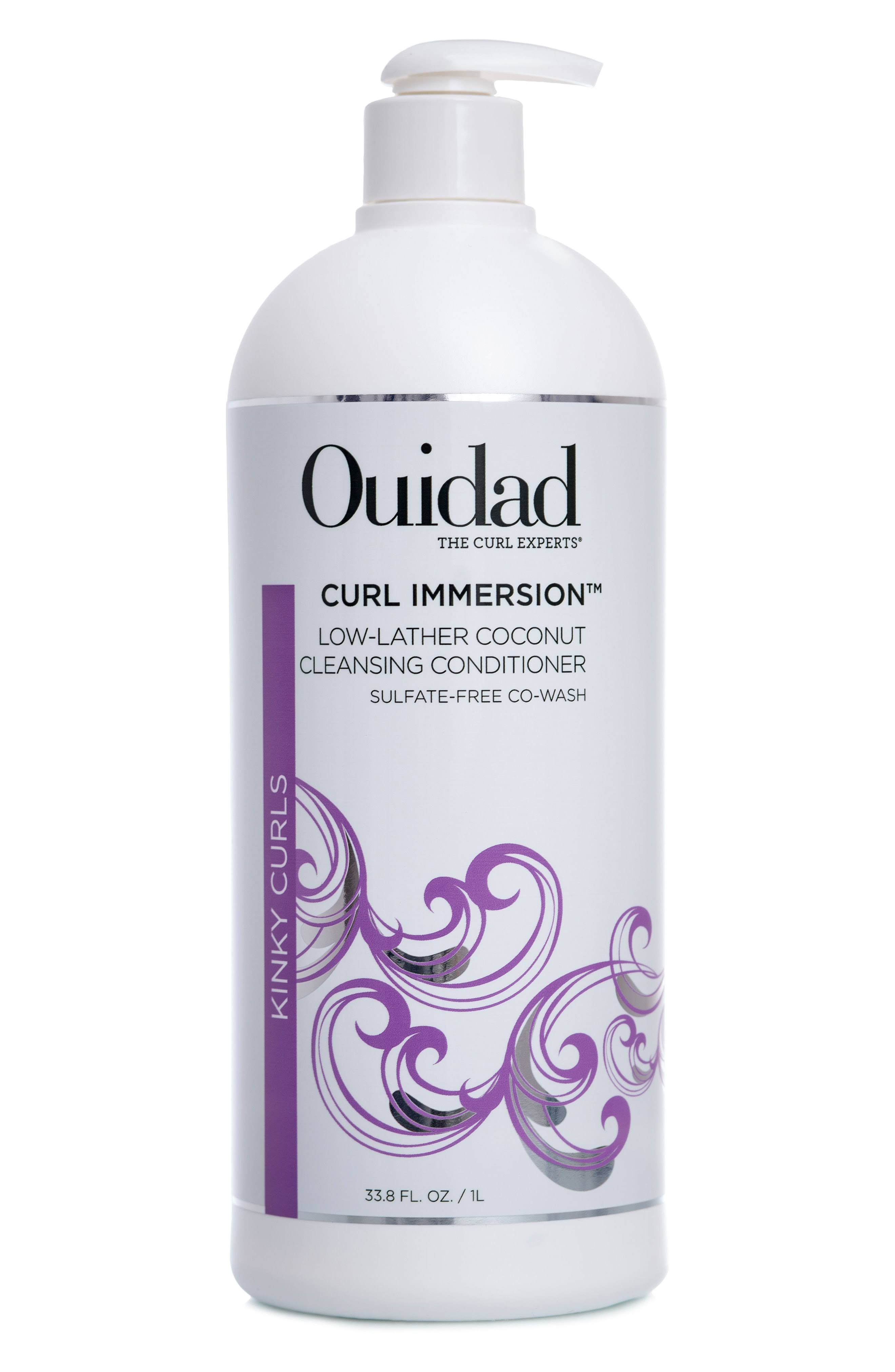 Ouidad Curl Immersion Coconut Cleansing Conditioner Low Lather 33 8 Oz