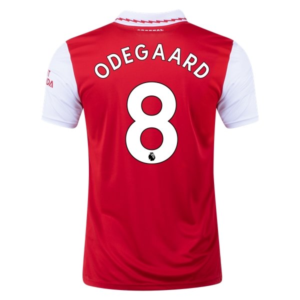 Martin Odegaard 8 Arsenal Home Jersey 2022 23 SOCCER