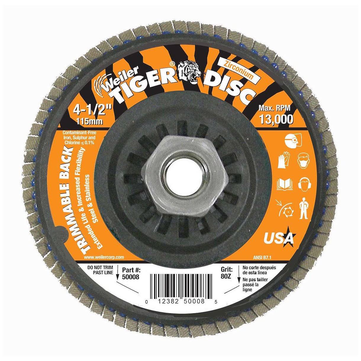 Weiler 50008 Trimmable Flap Discs