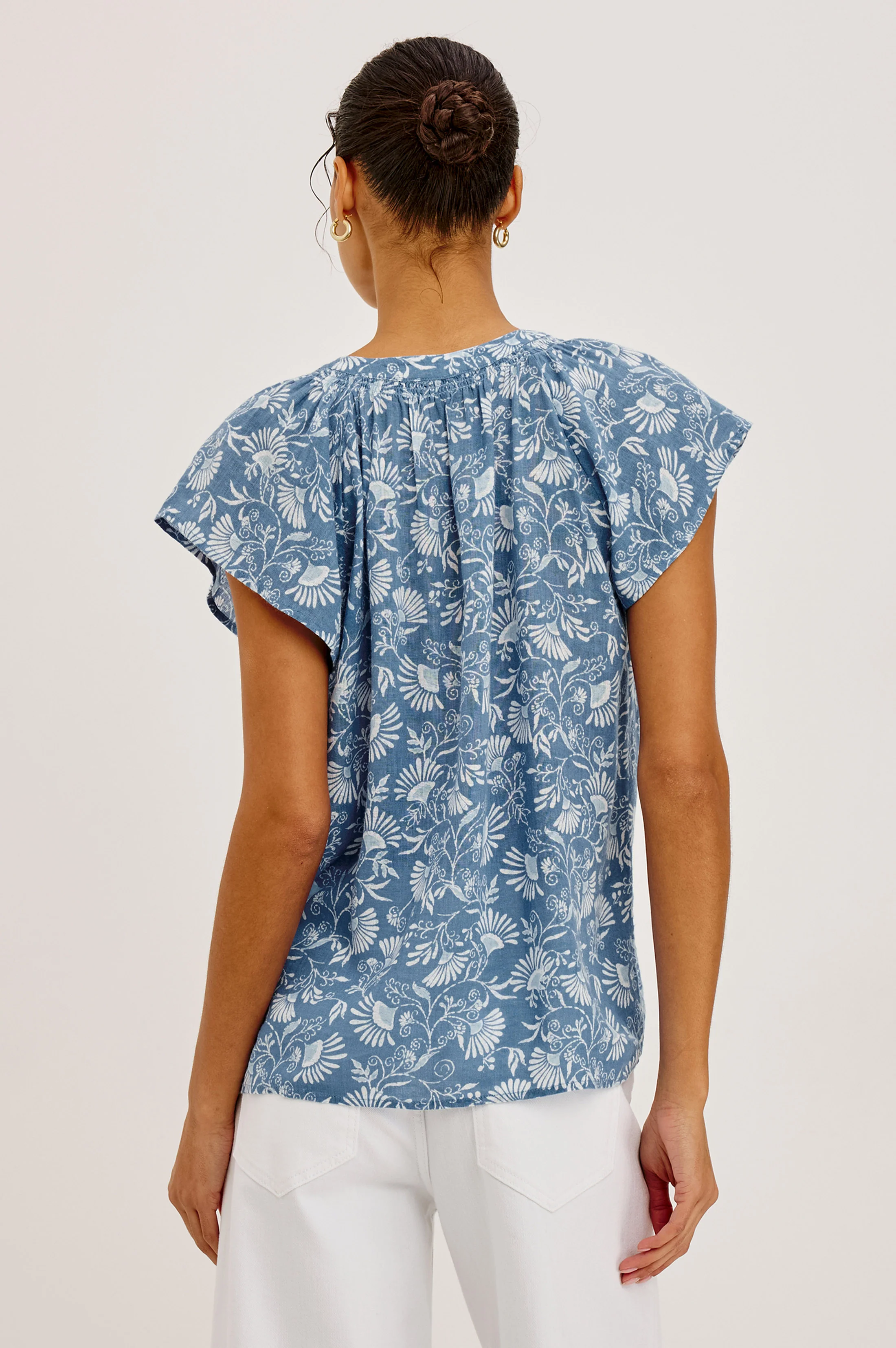 Alena Shirt - Blue Cassia