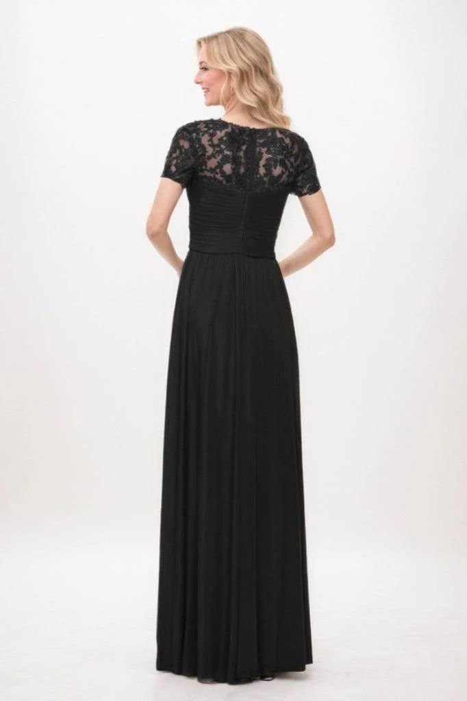 A-Line Maxi Chiffon Mother Of The Bride Dress CM0317