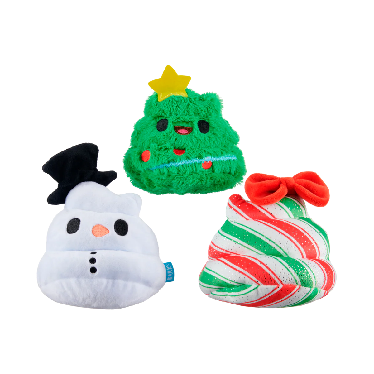Crappy Holidays Multipart Plush Dog Toy Bundle