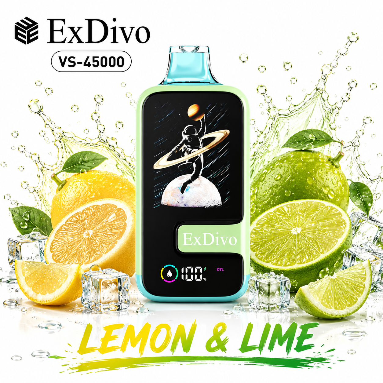 LEMON & LIME - ExDivo SPACE 45K Disposable Vape