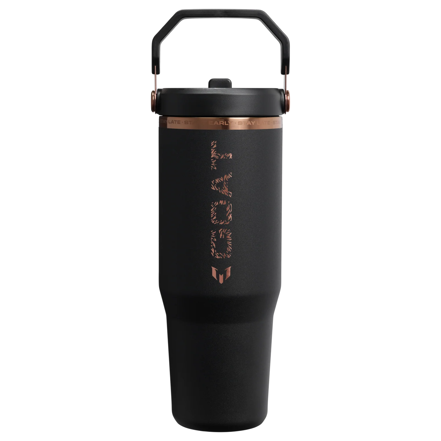The Messi x Stanley  IceFlow™ Flip Straw Tumbler