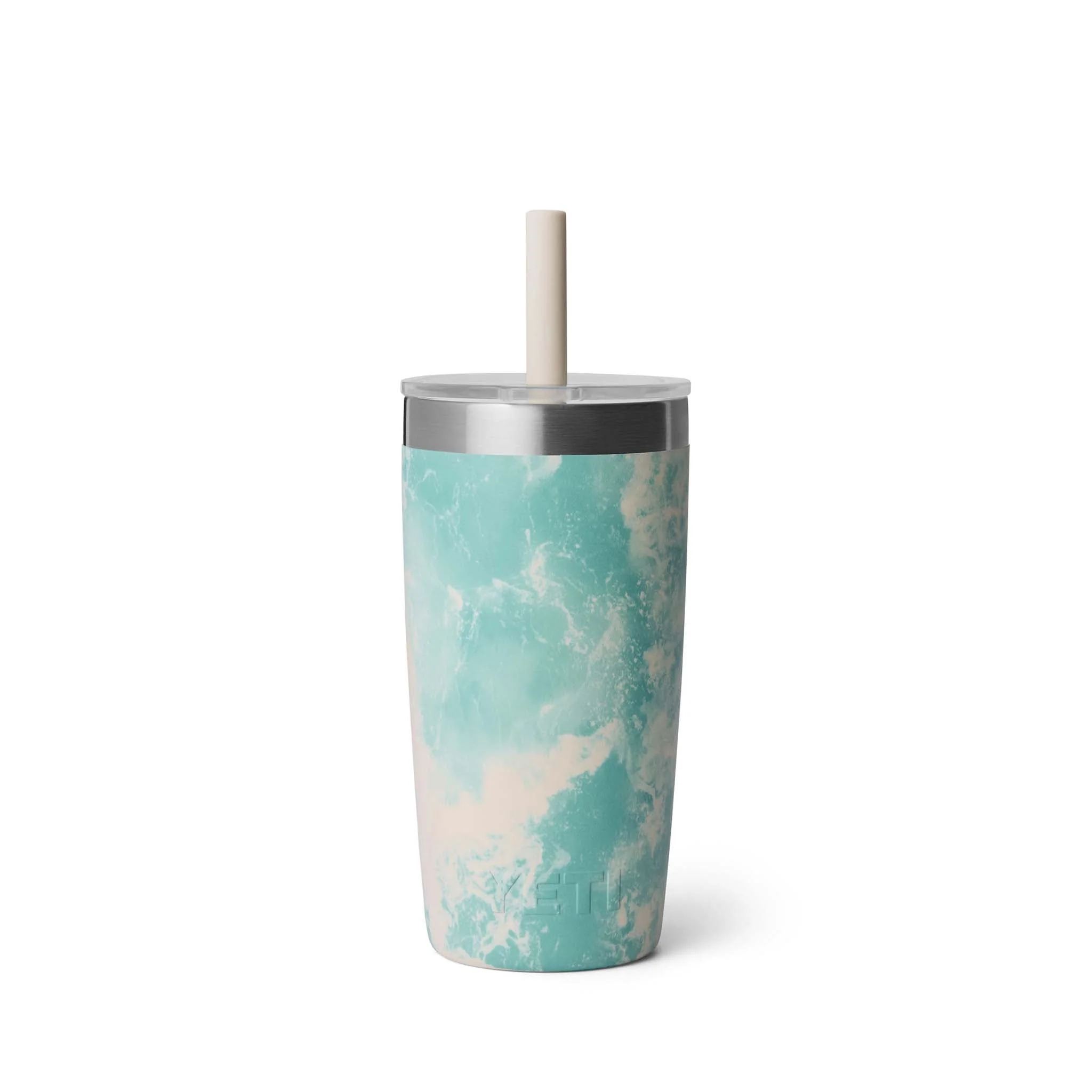 YETI Sea View Rambler 10oz Tumbler with Silicone Straw - luluinthesky