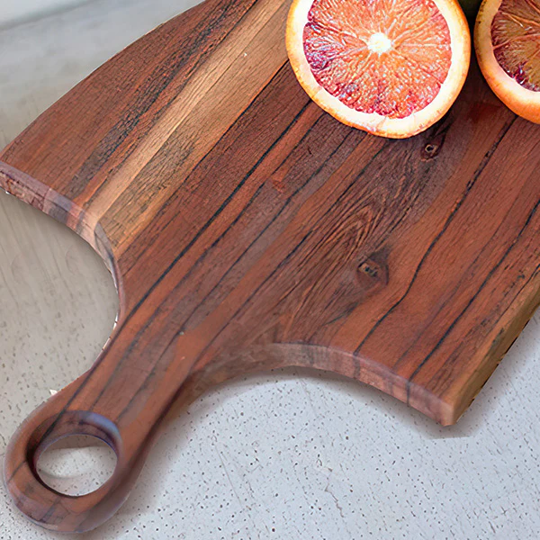 Hanging Acacia Wood Cutting Boards, Set of Four