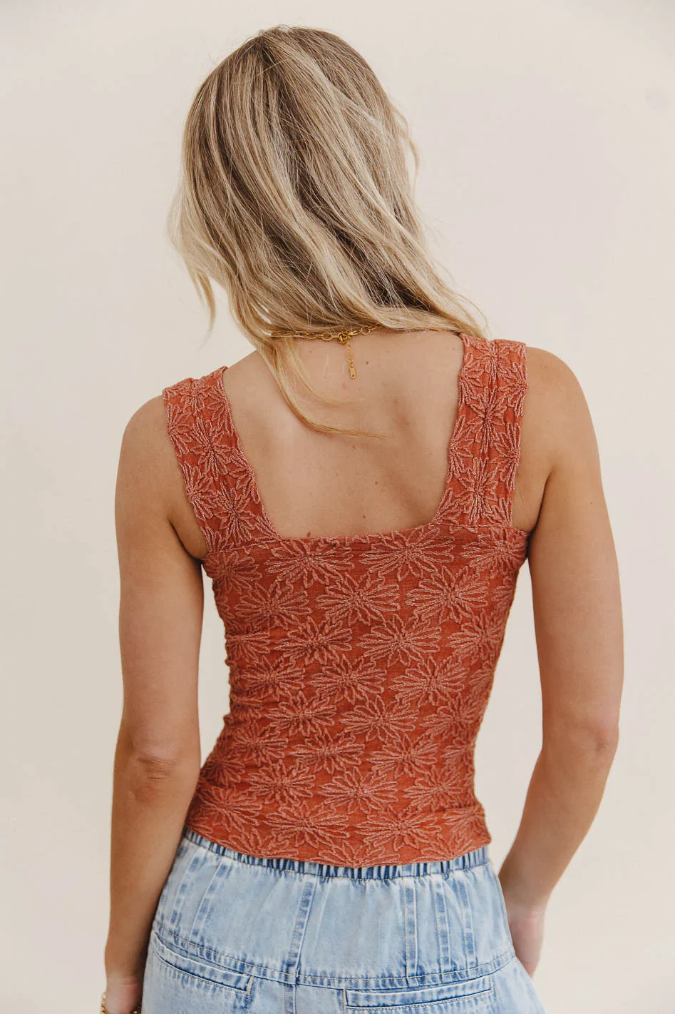 Heartbreaker Cami in Terracotta
