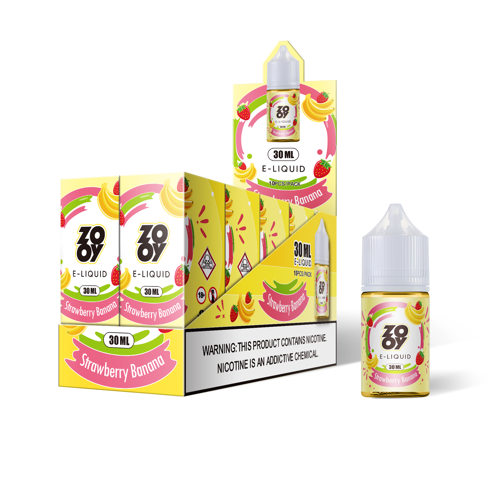 ZOOY 30ML E-Liquid/1 BOX(10 PCS)