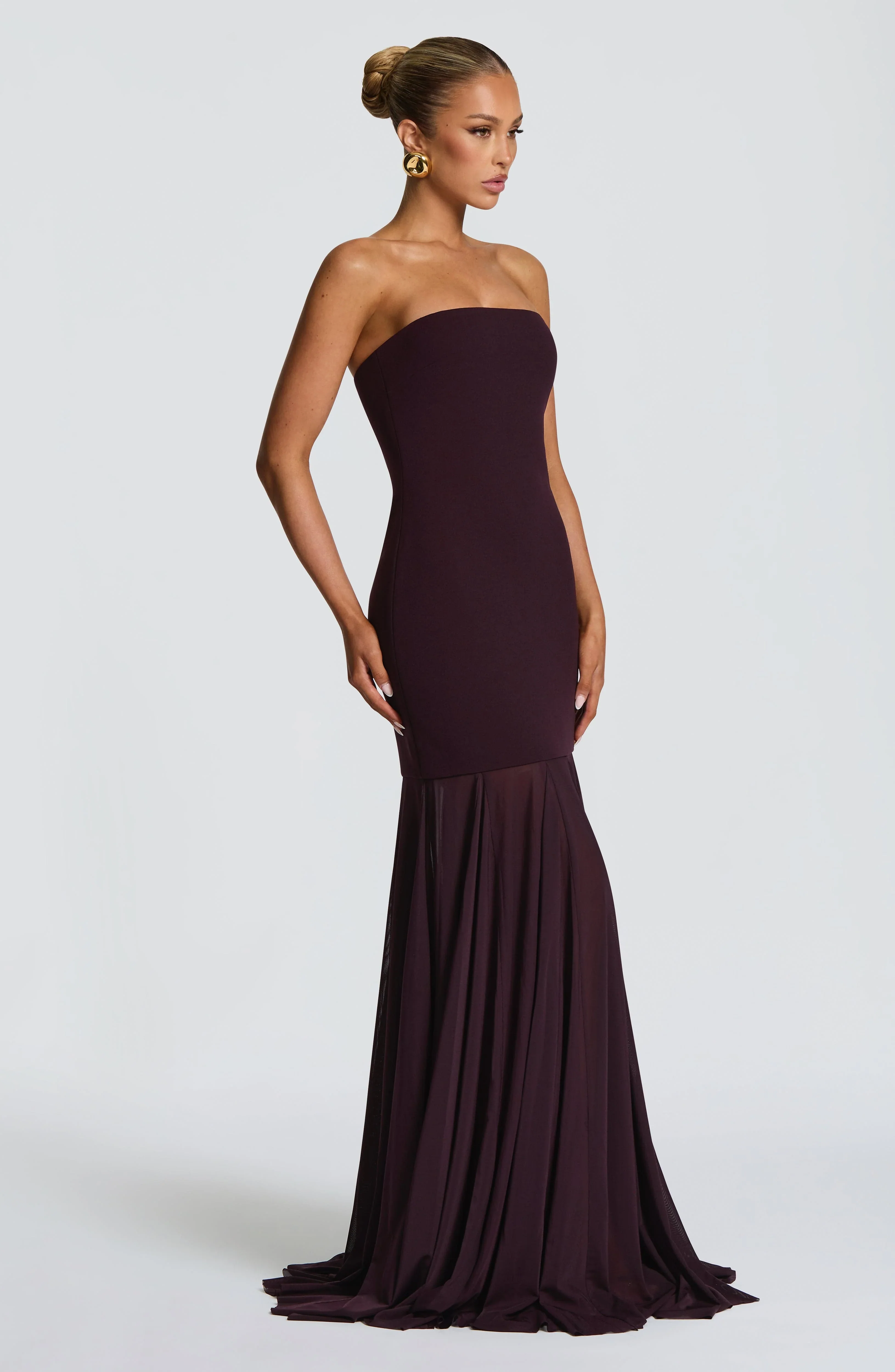 Merritt Gown - Plum