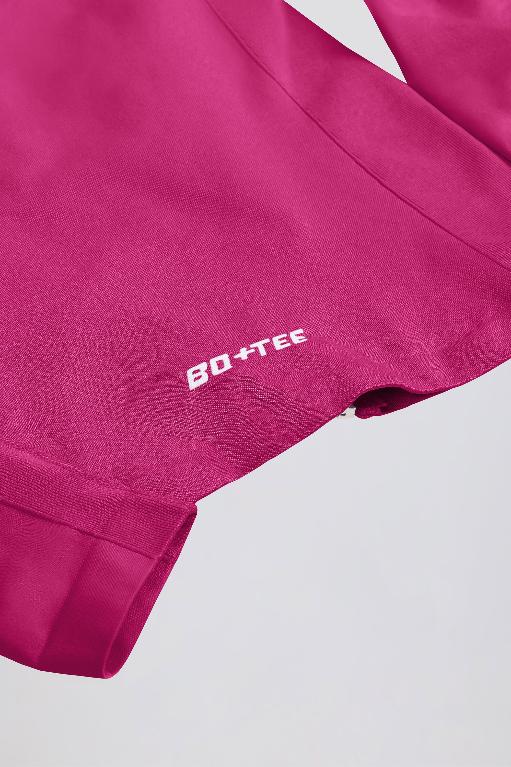 Define Luxe Zip-Up Jacket in Berry