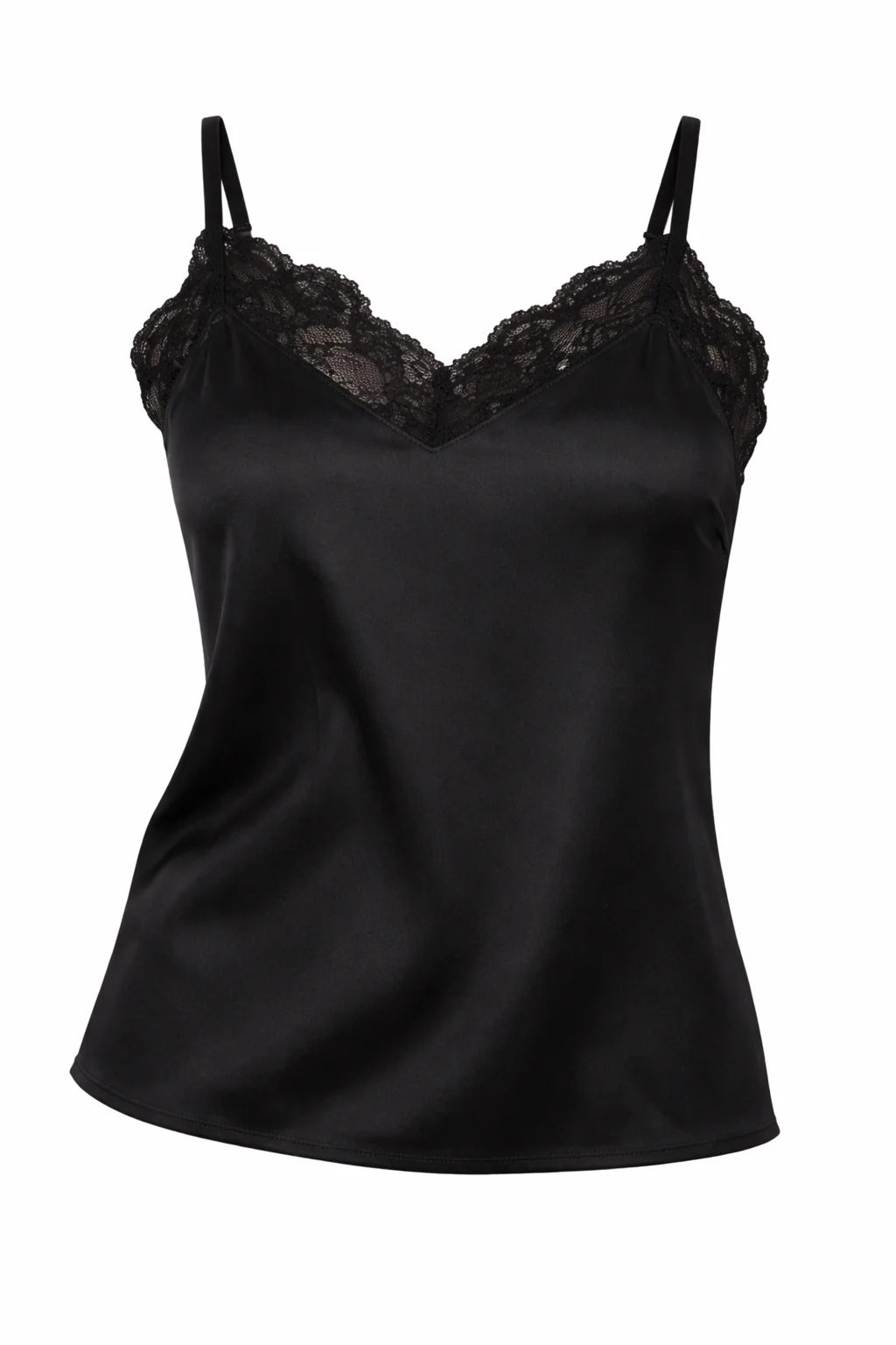 Satin & Lace Tank Top