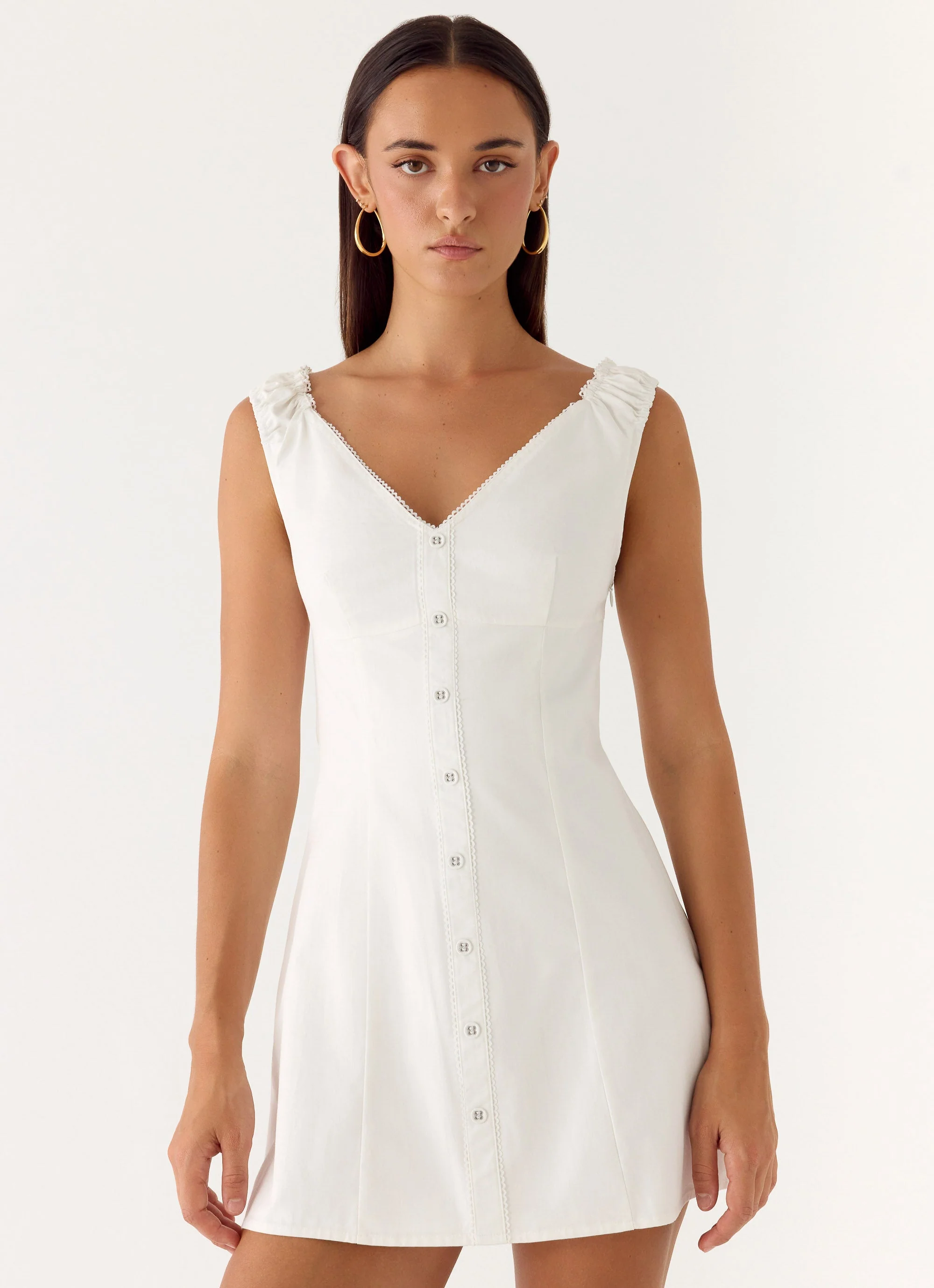 Drift Mini Dress - White