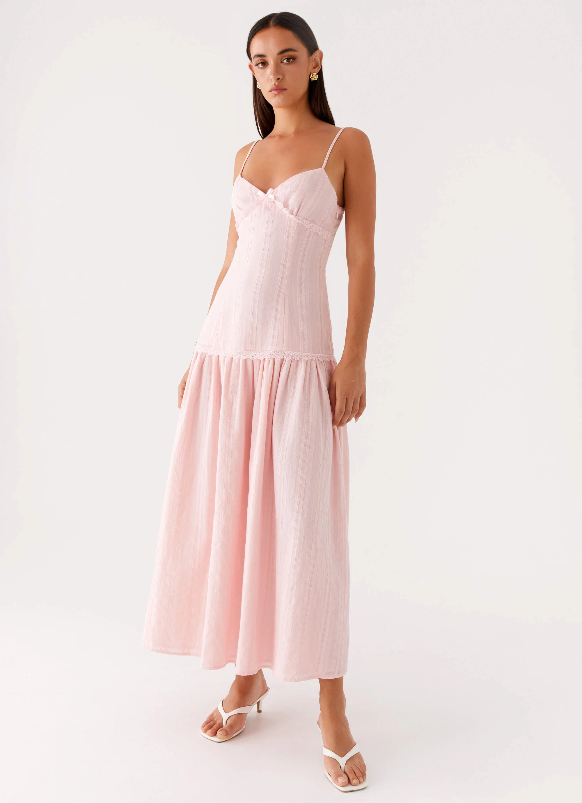 Found You Midi Dress - Pink