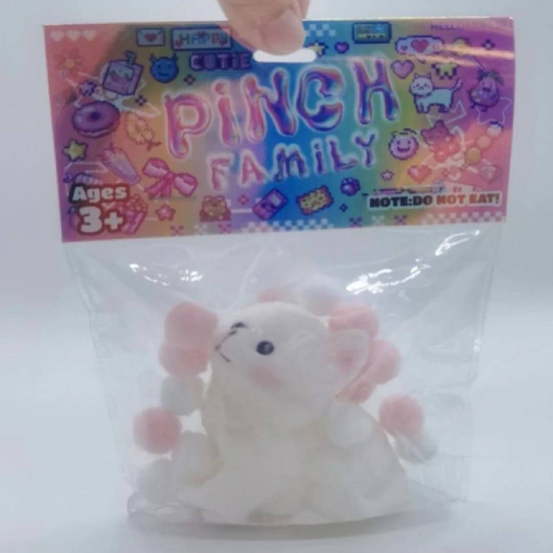 Pinch Family: Taba Squishies® White Cat Fidget