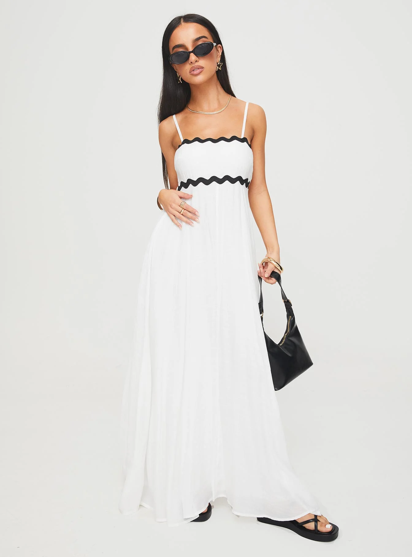 Croxetti Maxi Dress White - luluinthesky