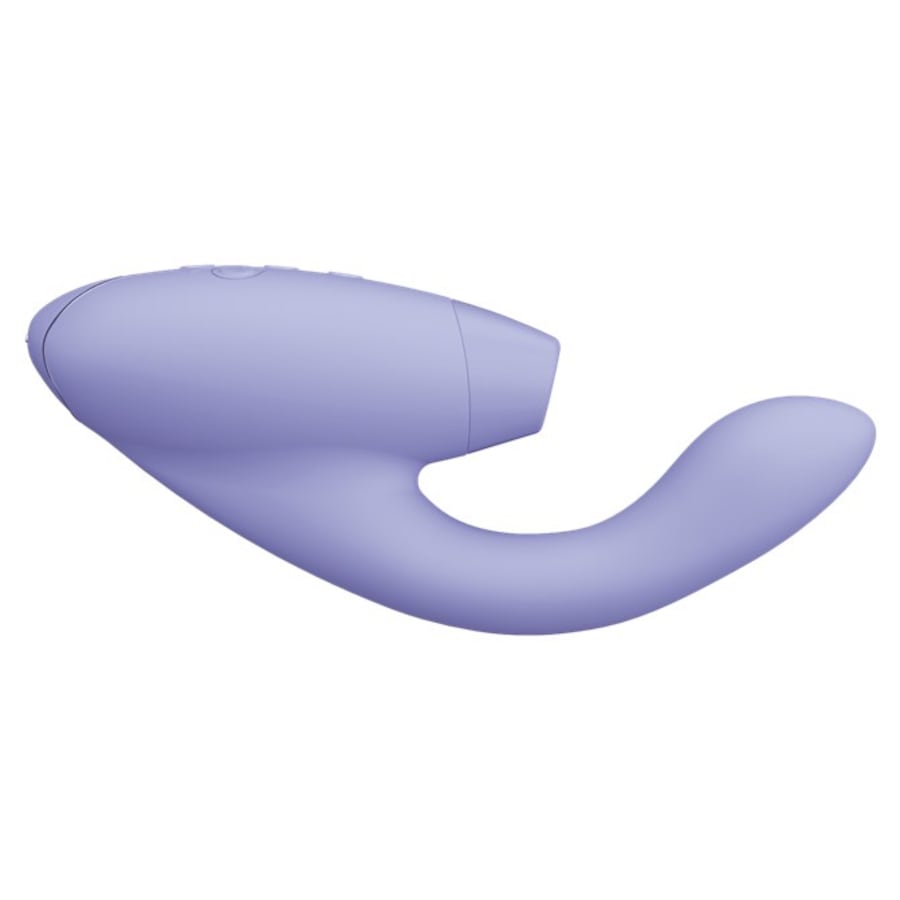 Womanizer Duo 2 Luksusowy podwójny stymulator z technologią Pleasure Air dla łechtaczki i wibracjami dla punktu G Liliowy