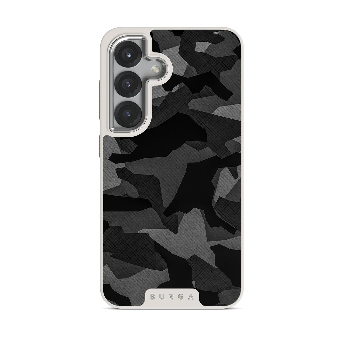 Night Black Camouflage - Samsung Galaxy S25 ケース