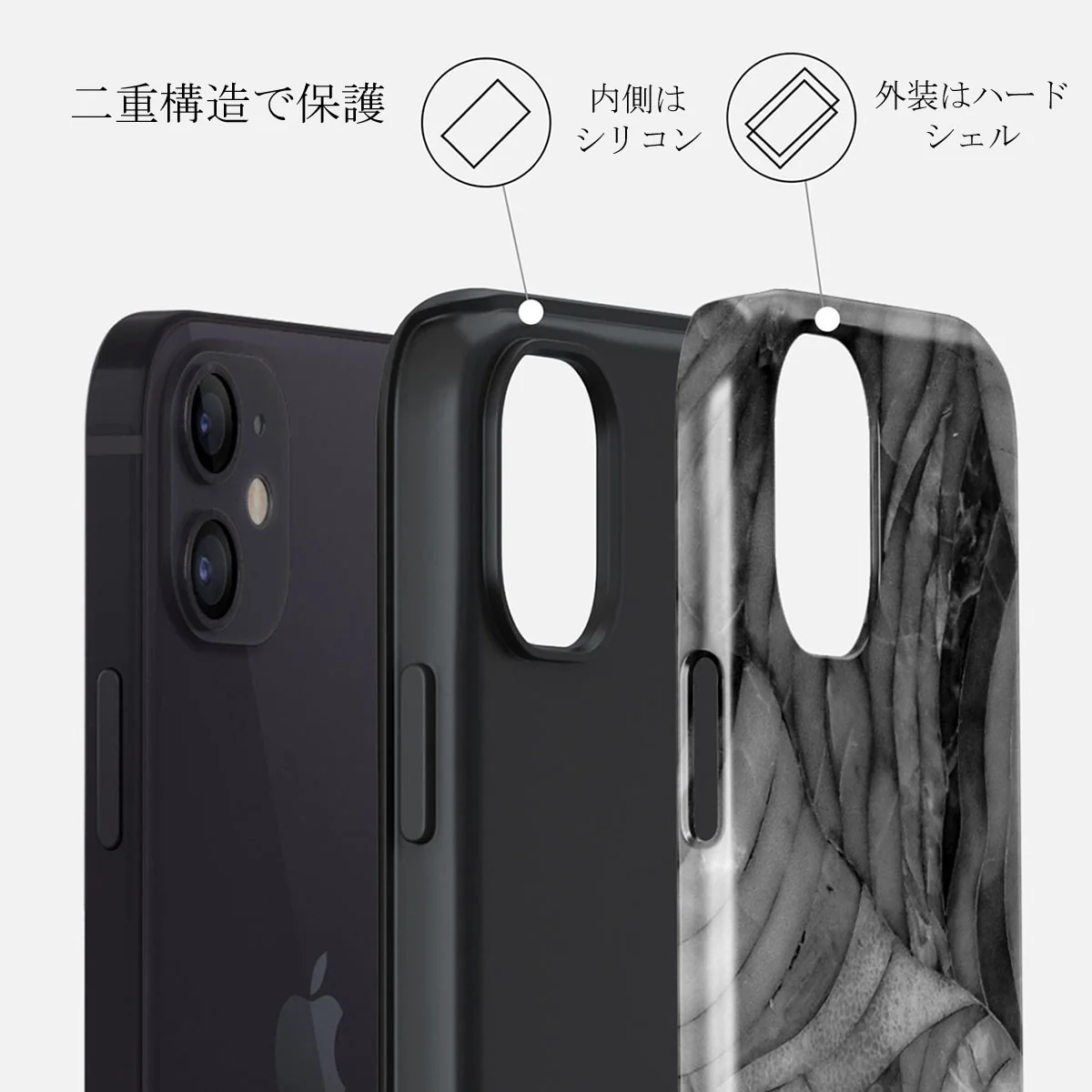First Expedition - Gray iPhone 12 Mini ケース