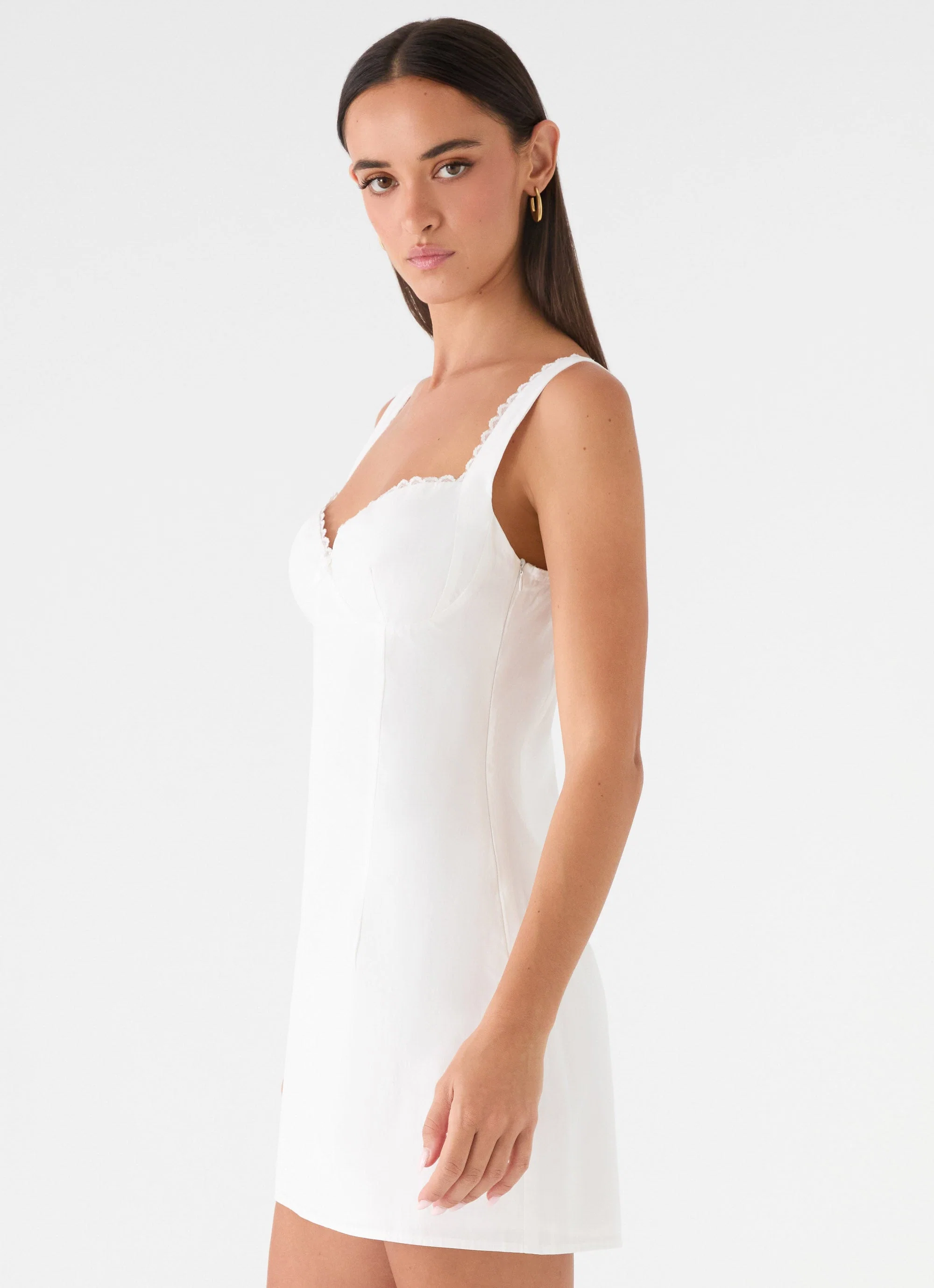 Riva Bella Mini Dress - White