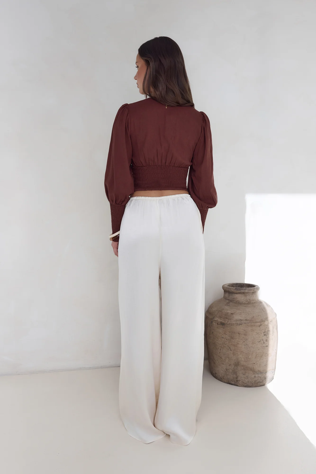 Brush Of Luck Long Sleeve Top Brown