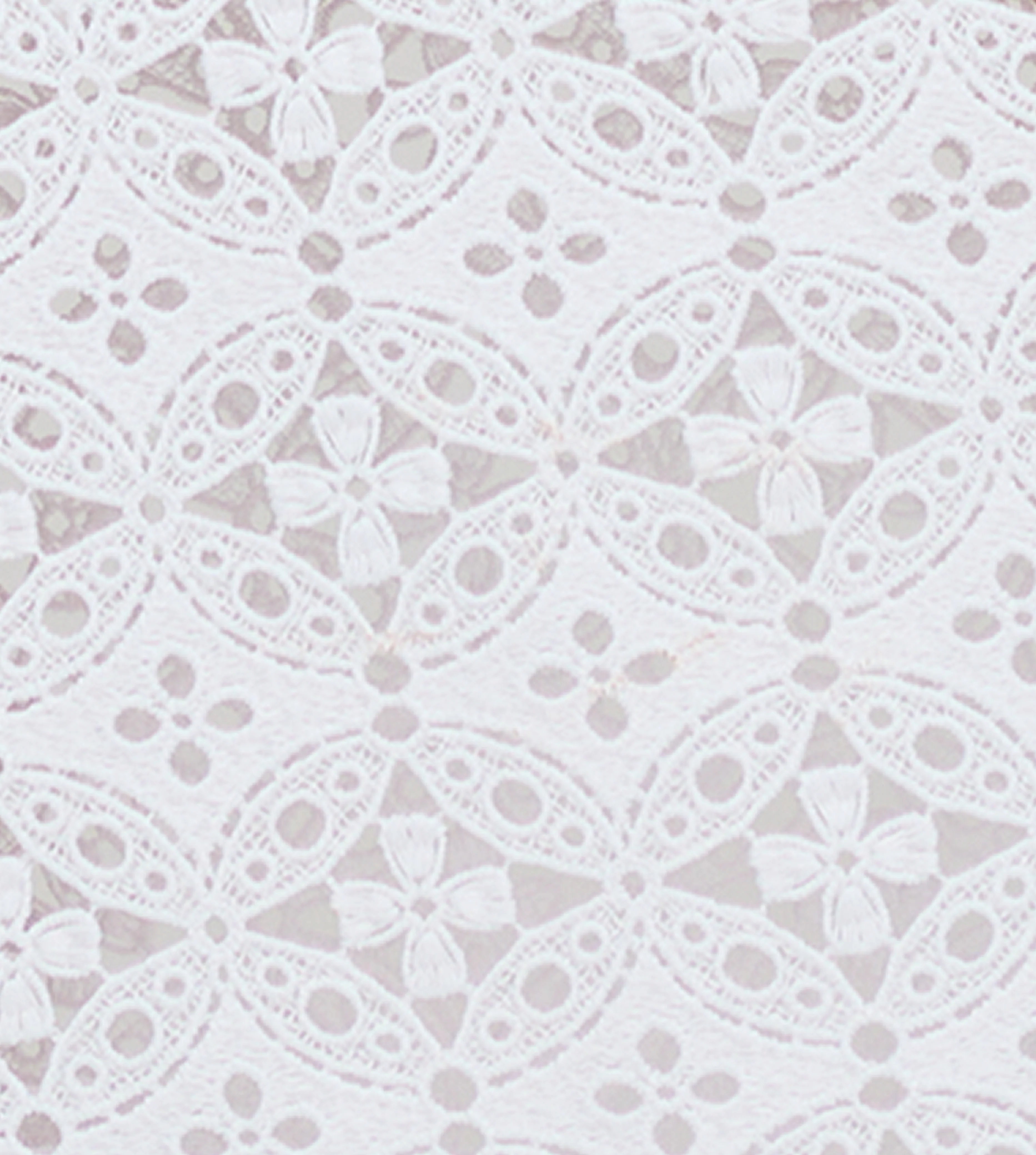 The Darinka Dress - White Medallion Lace