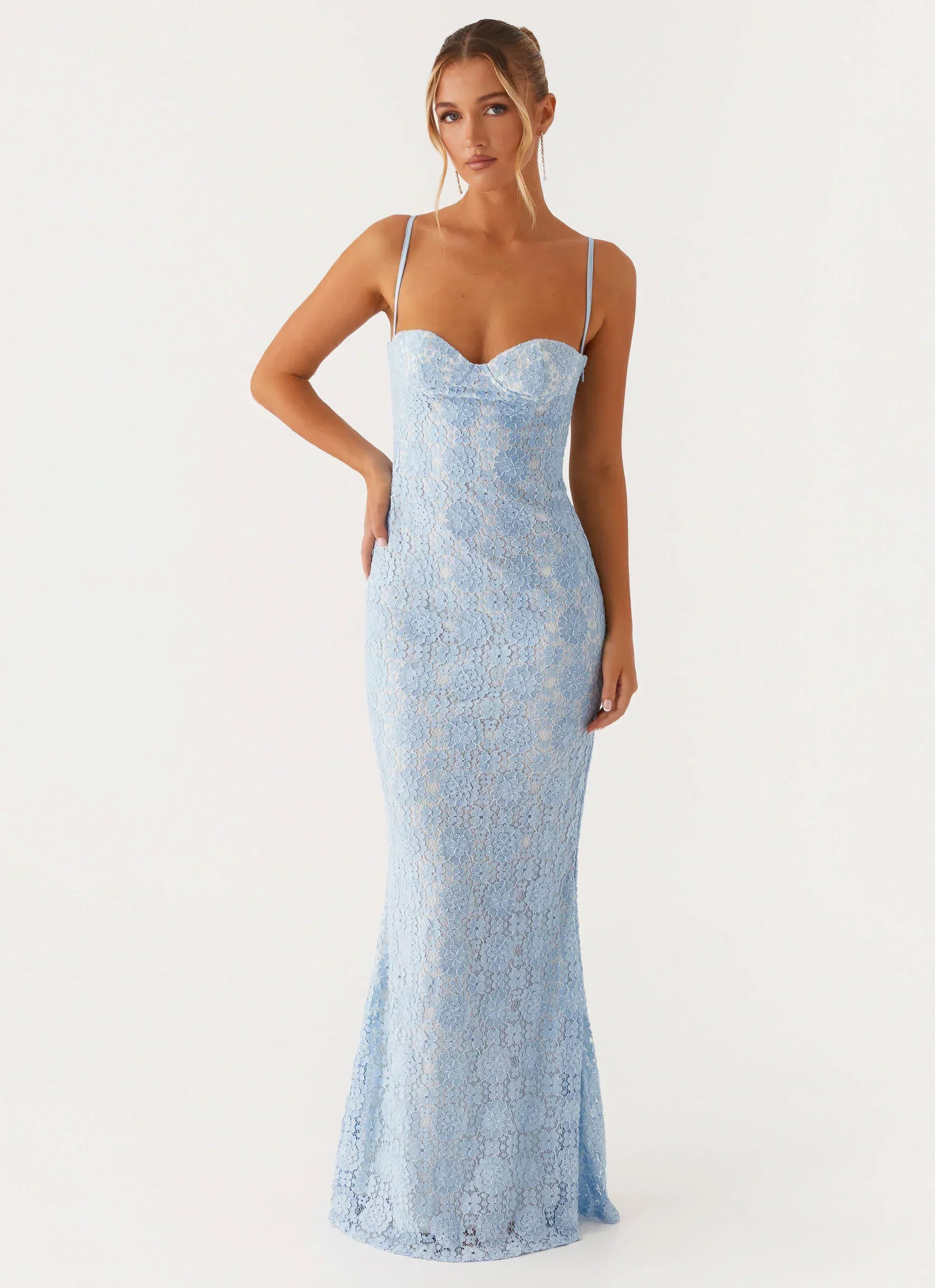 Sonia Maxi Dress - Blue - luluinthesky