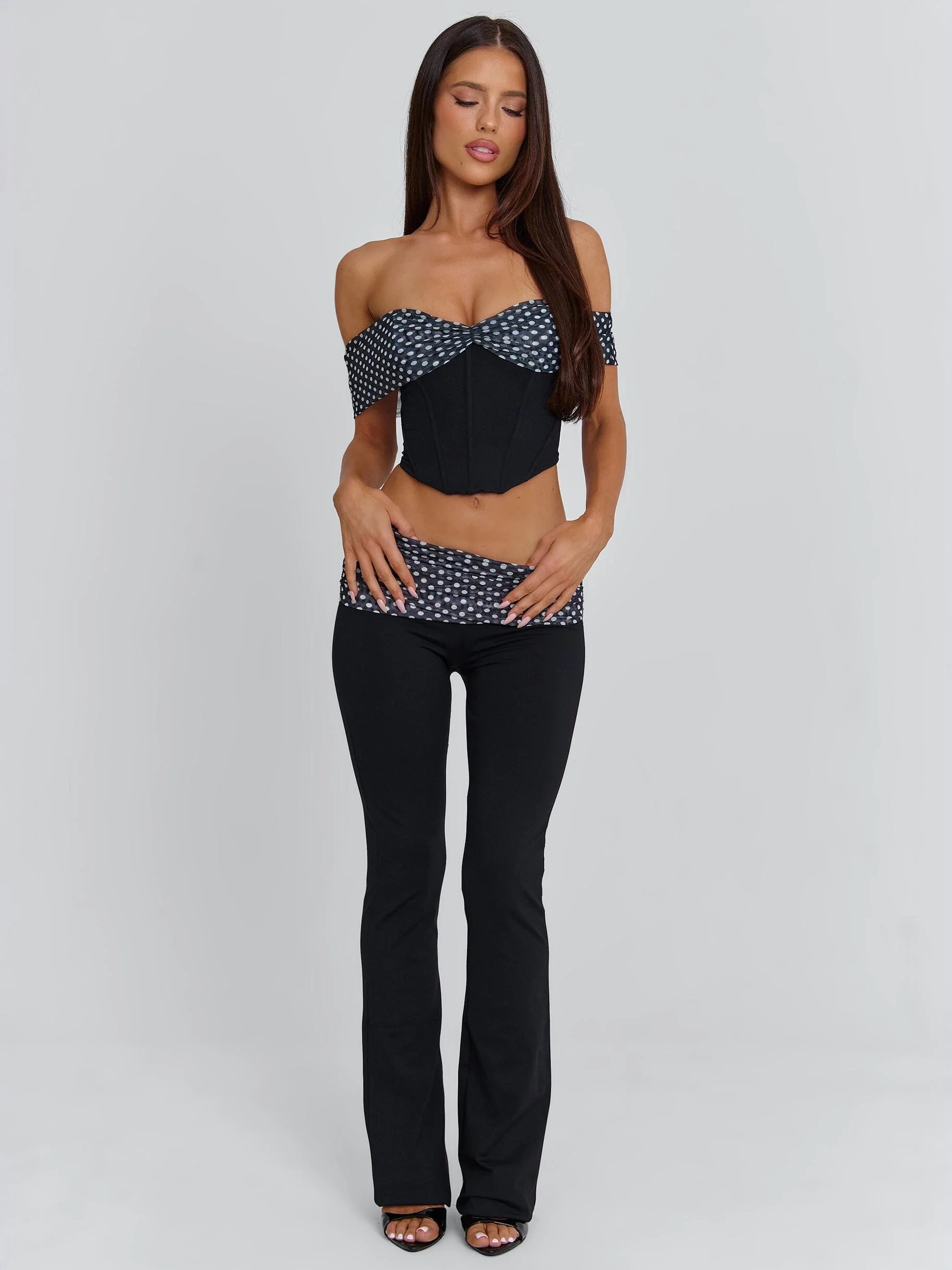 Emil Pant Black Polka Dot