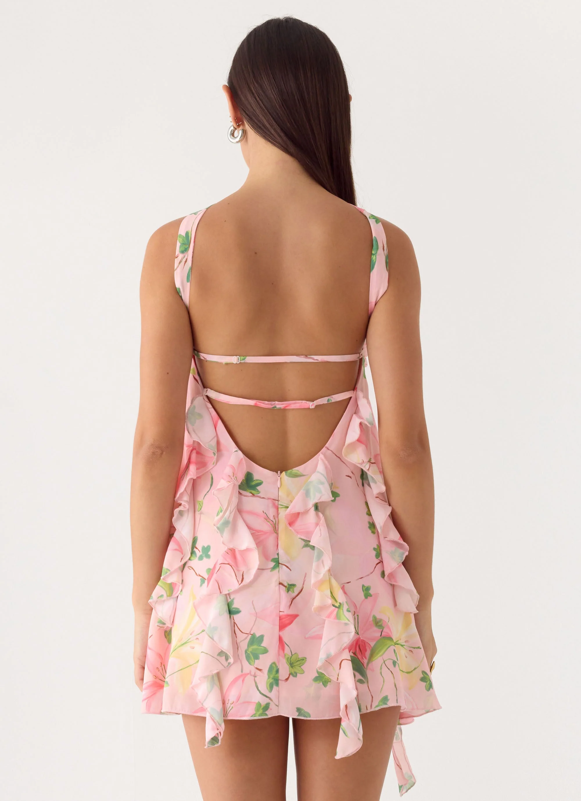 When You Look Mini Dress - Blooming Spring - luluinthesky