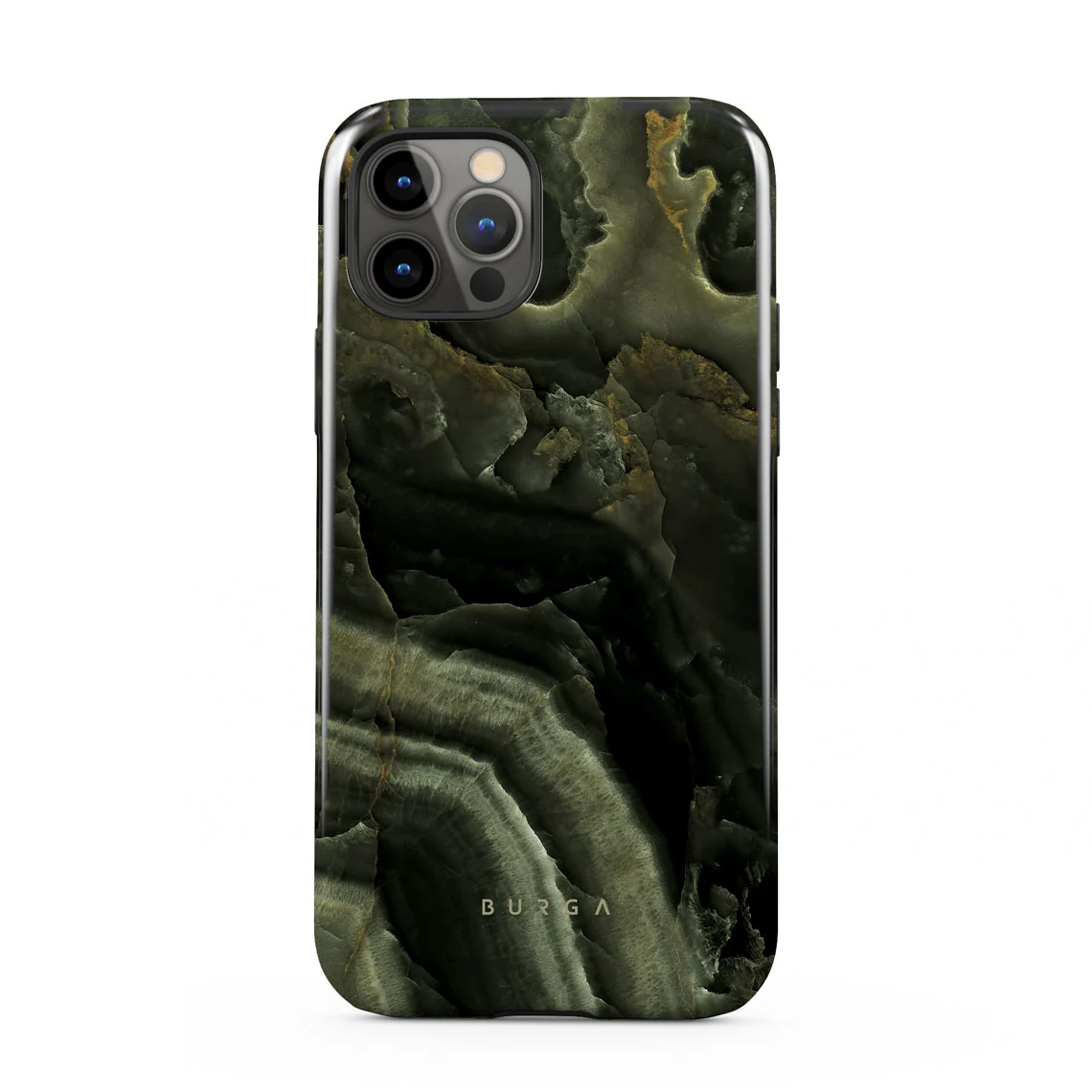 Misty Forest - Green Marble iPhone 12 Pro ケース