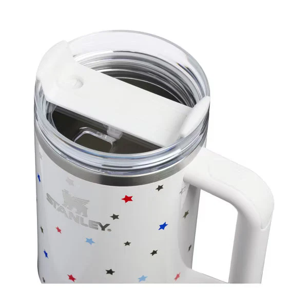 Stanley 40 oz Stainless Steel H2.0 FlowState Quencher Tumbler Starry Sparkle