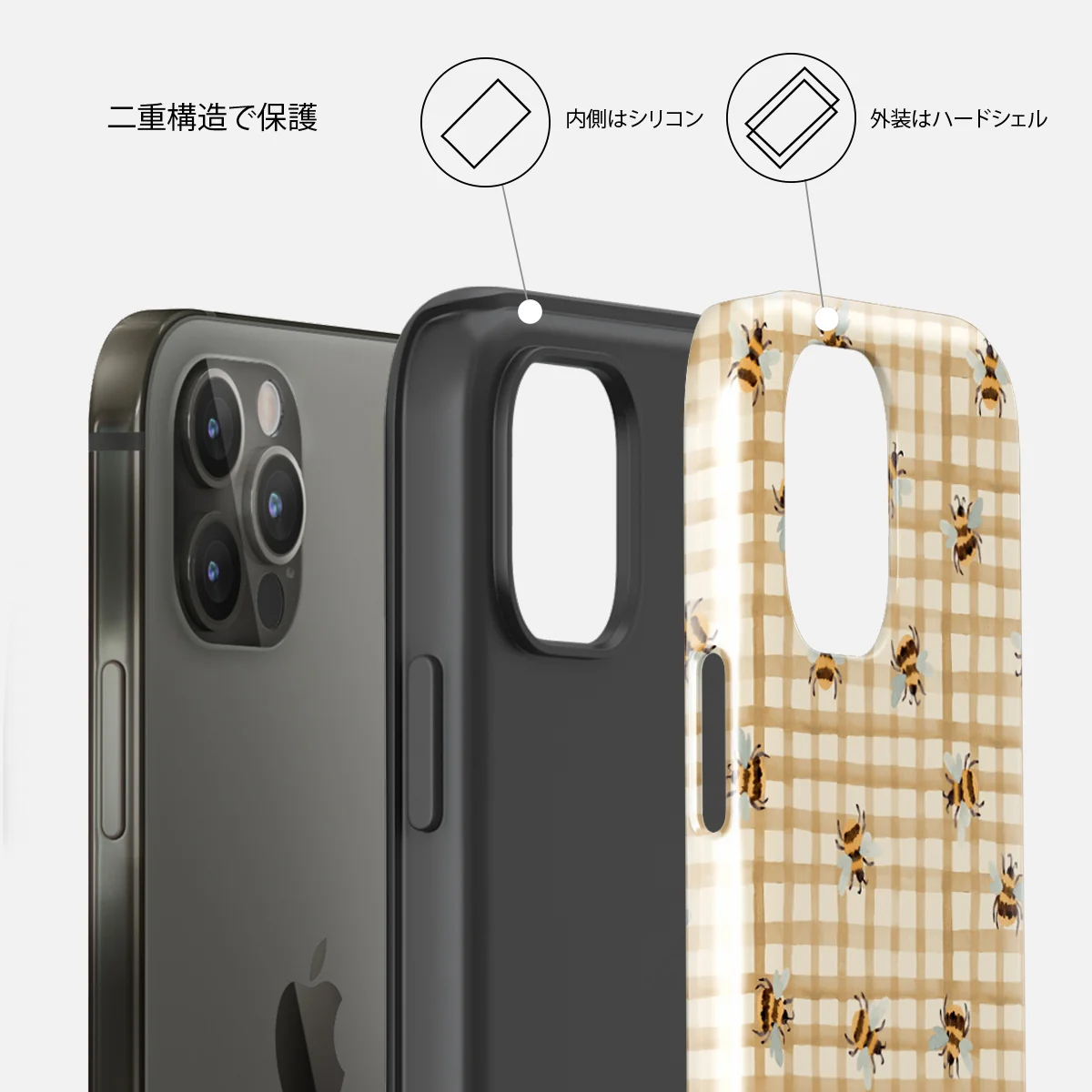 Honeycomb - iPhone 12 Pro ケース