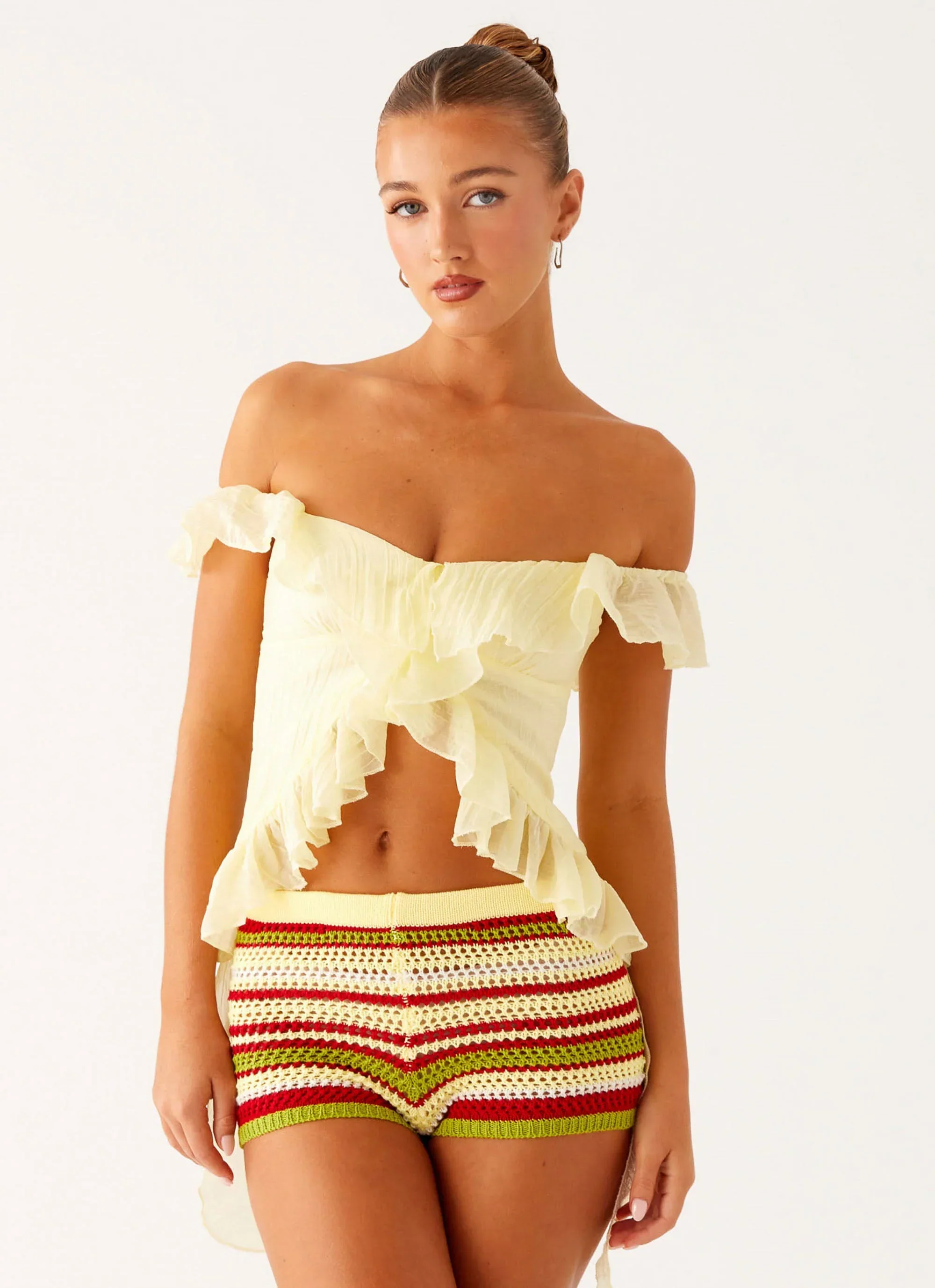 Miffy Mini Shorts - Yellow Multi