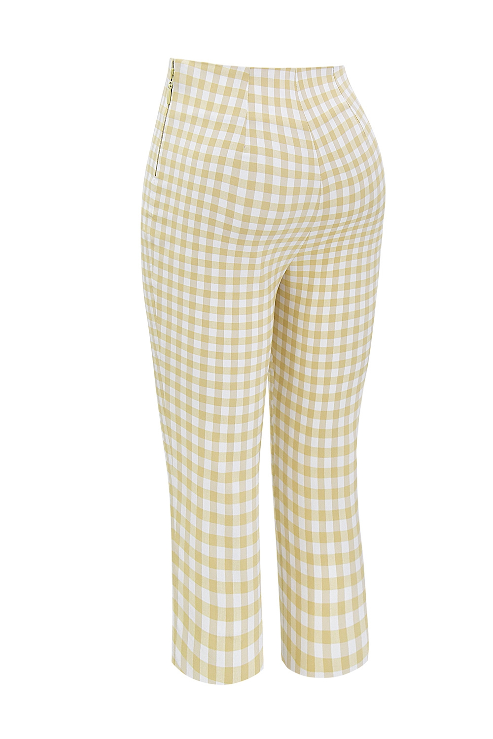 Gingerbread Gingham Capri Trousers