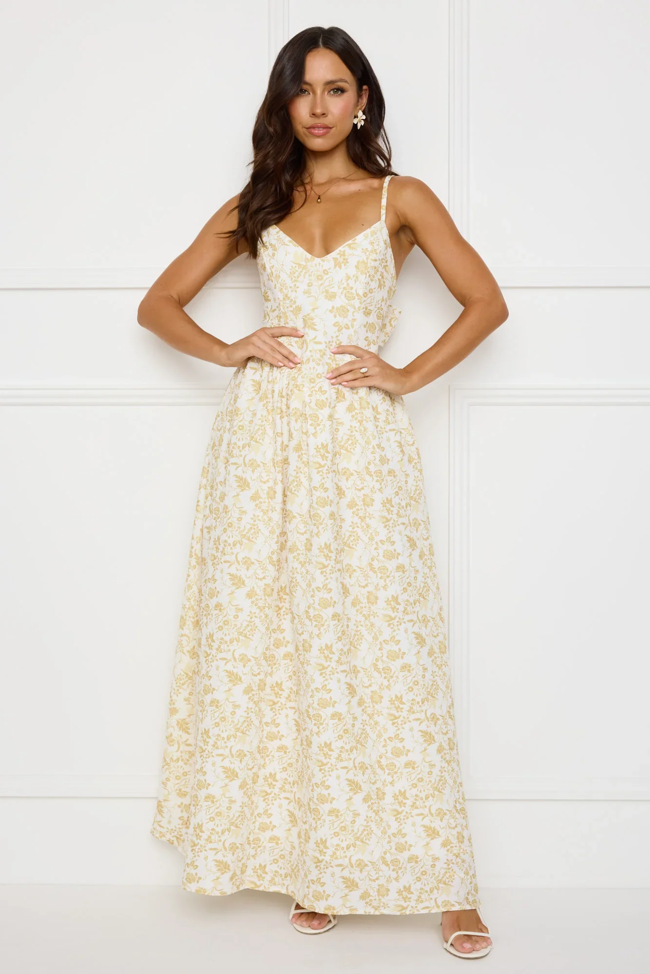 Waking Sun Maxi Dress Yellow