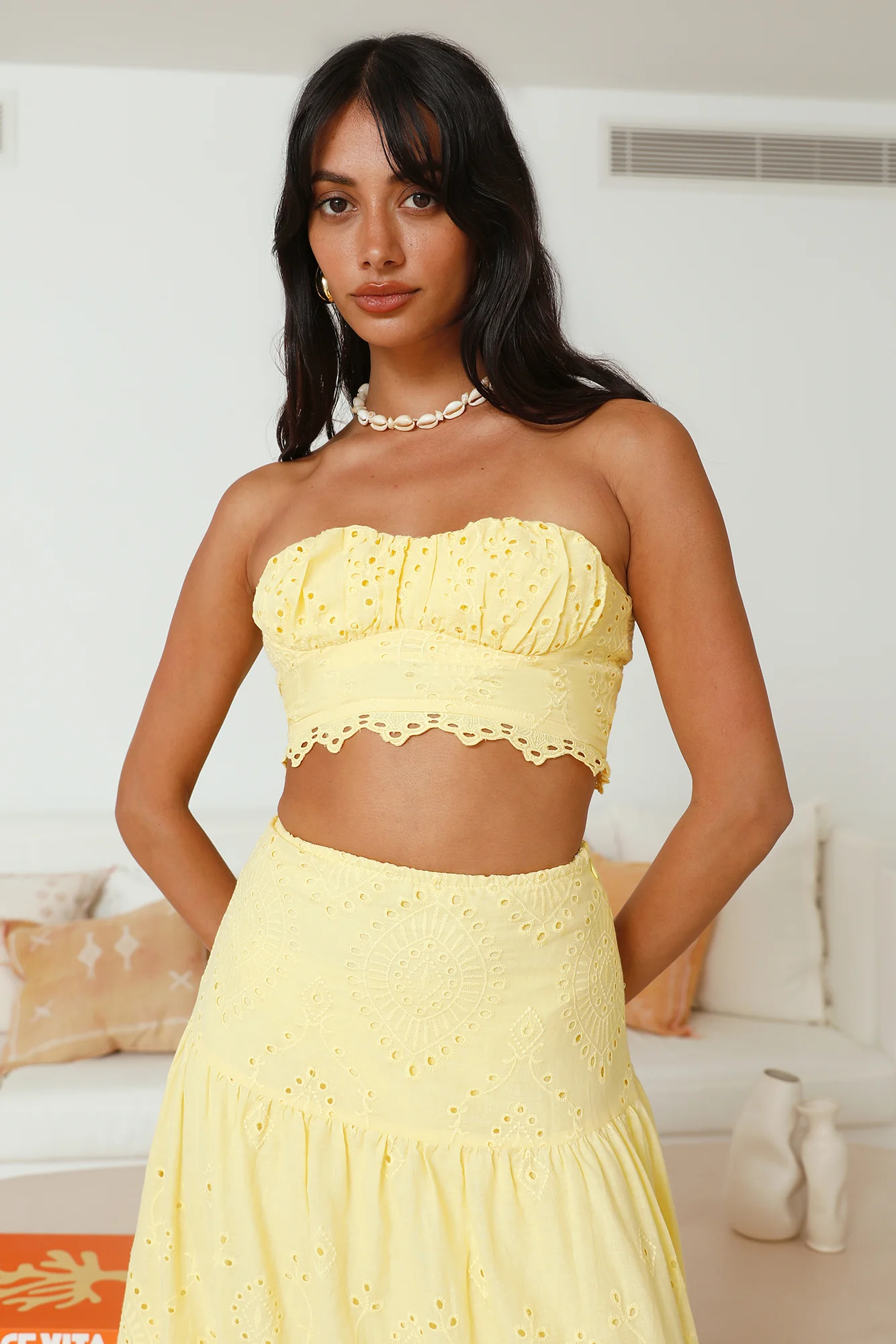 Enjoy Daylight Crop Top Yellow