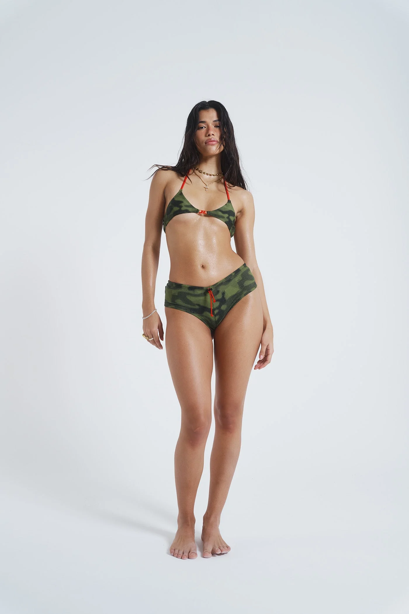 Astro Camo Hot Pant Bikini Bottoms - luluinthesky