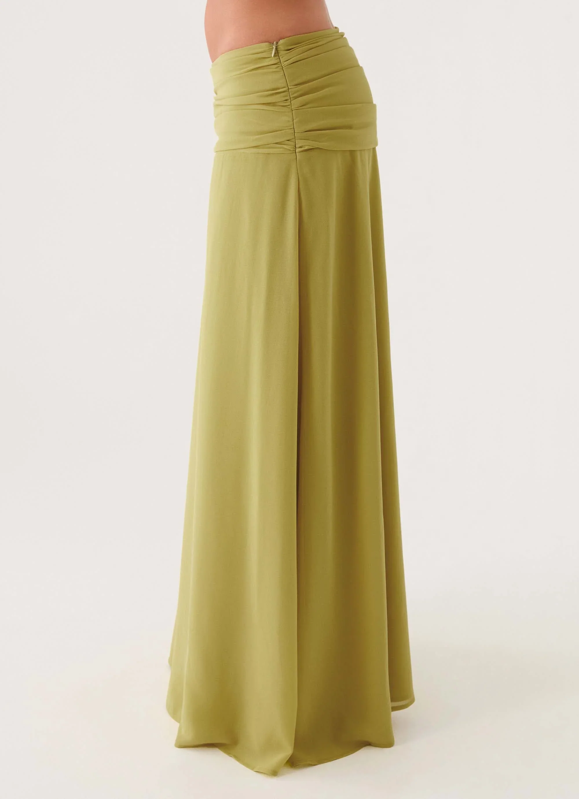 Willowmena Maxi Skirt - Lime