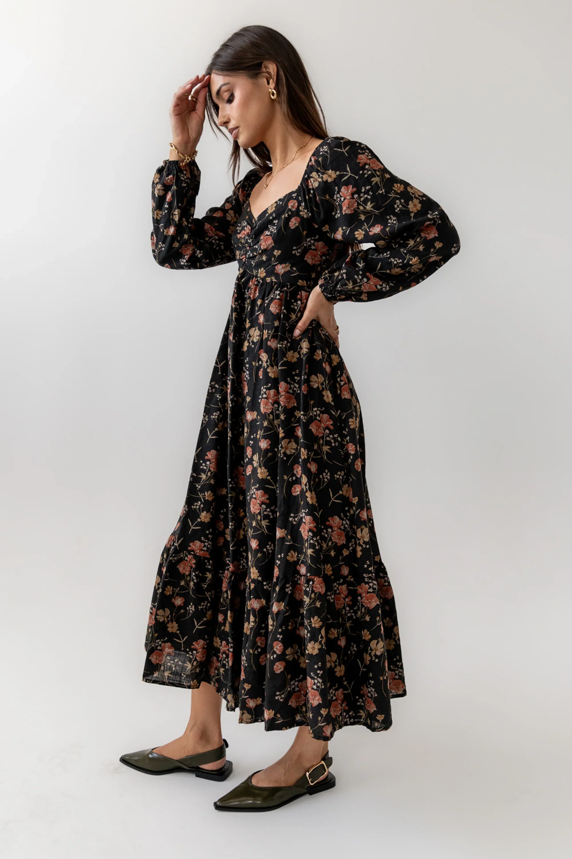 Michelle Floral Maxi Dress