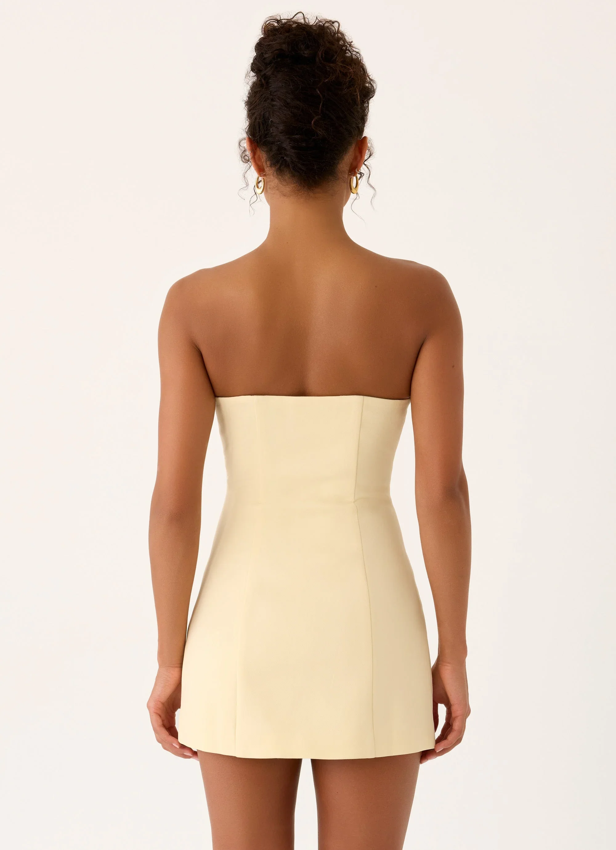 Luna Rosa Mini Dress - Baby Yellow