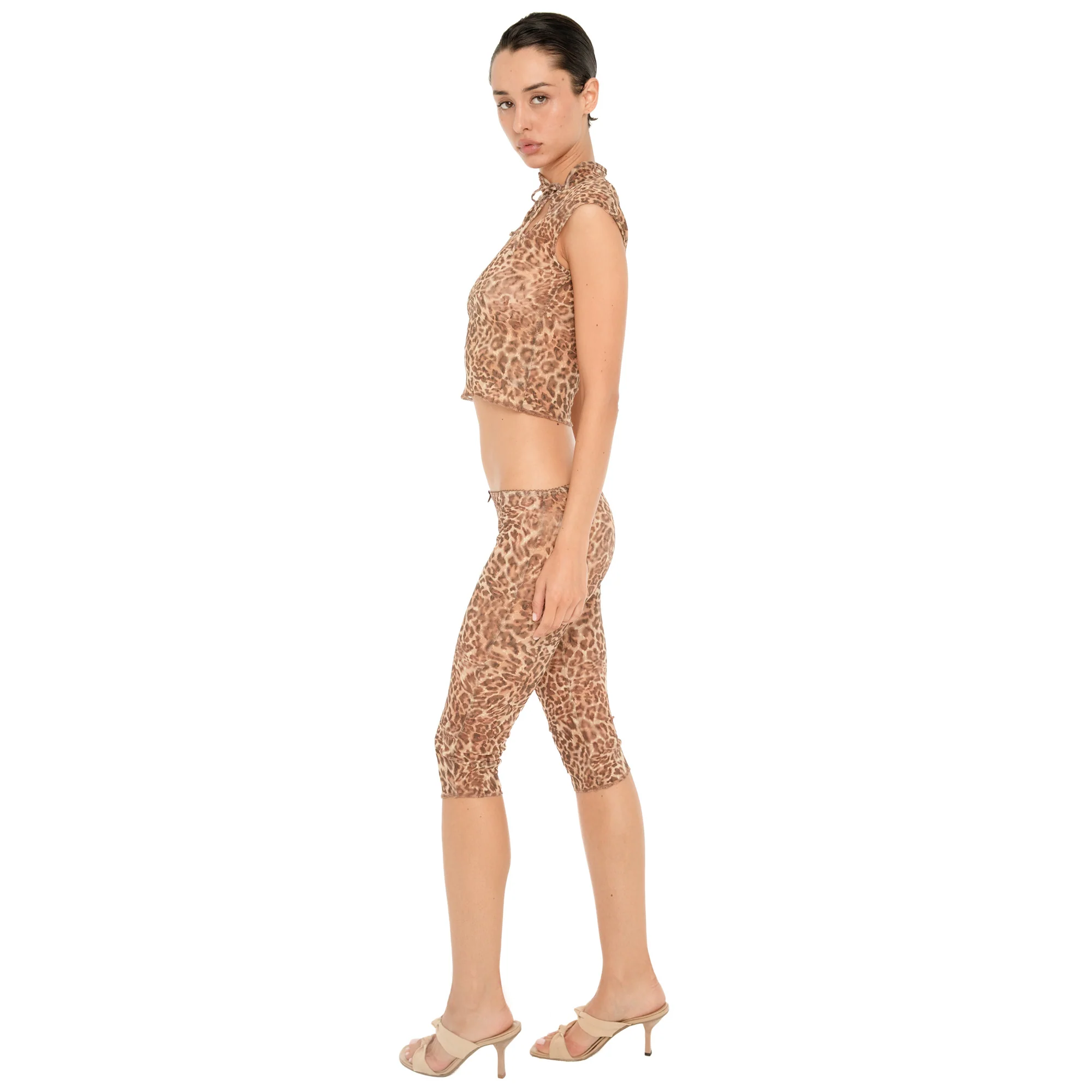 Lyli Leopard Capri