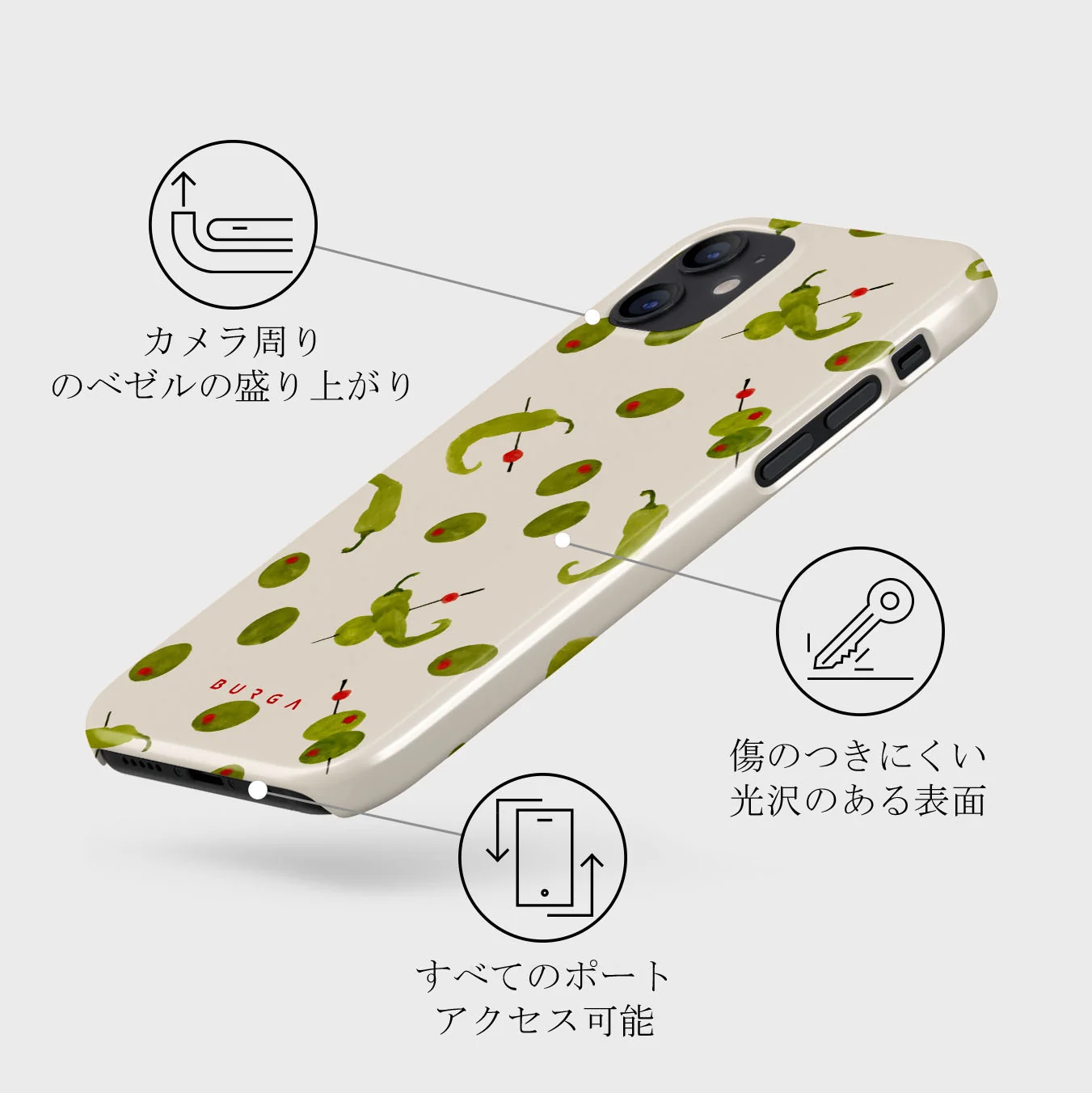 Aperitivo - iPhone 12 Mini ケース