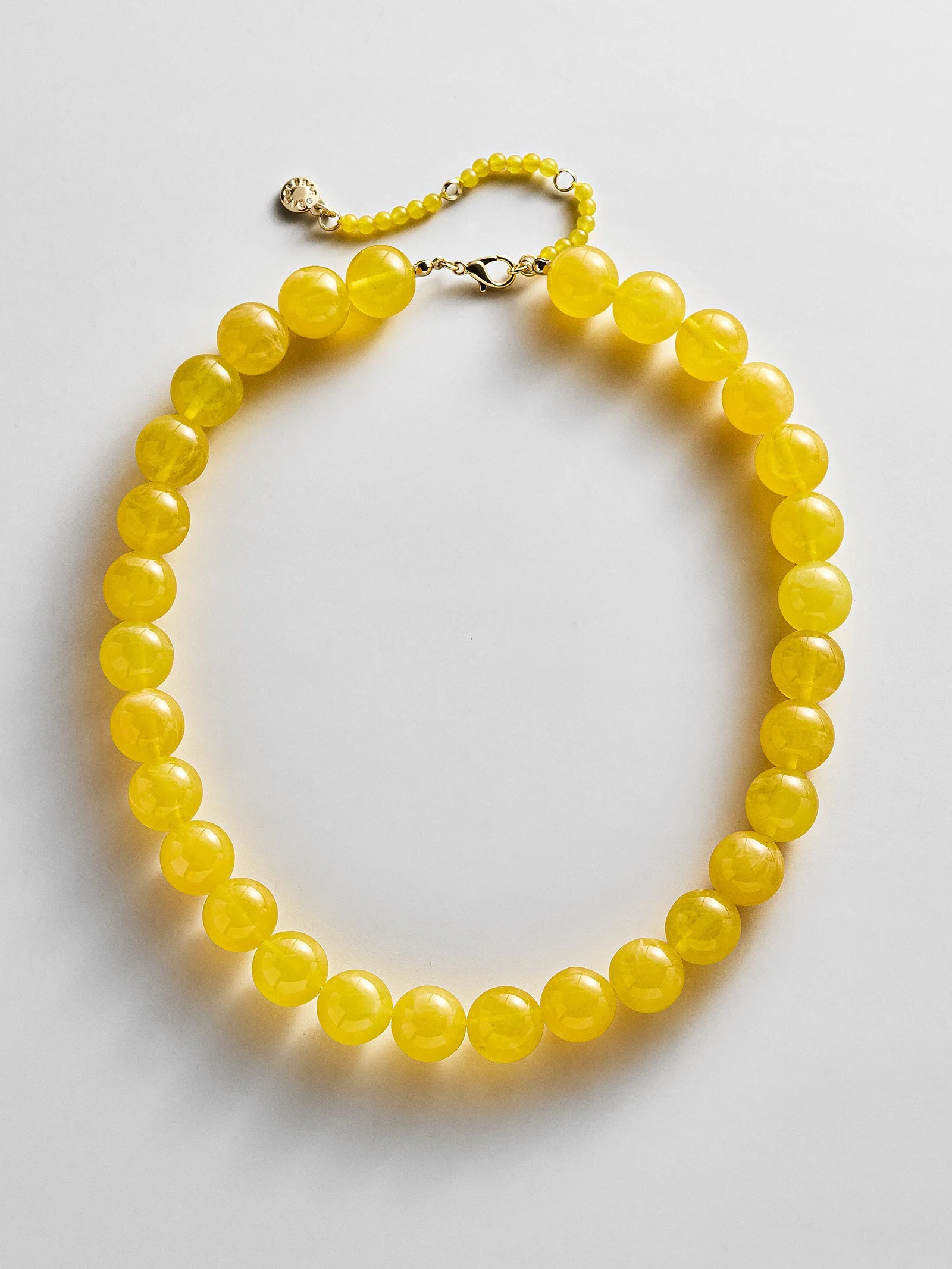 Mini Jane Beaded Necklace - Citrine