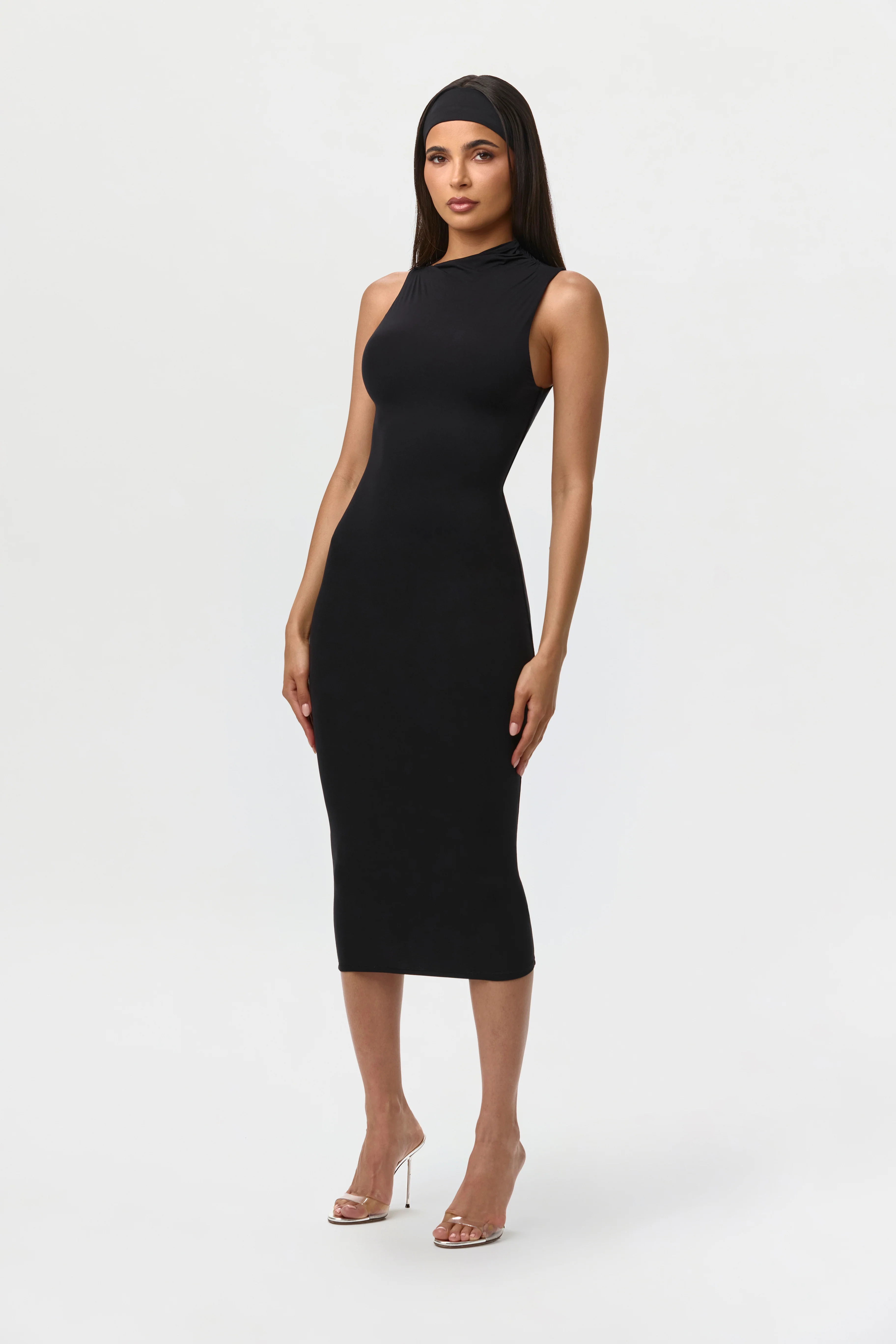 Naked Sleeveless Midi Dress