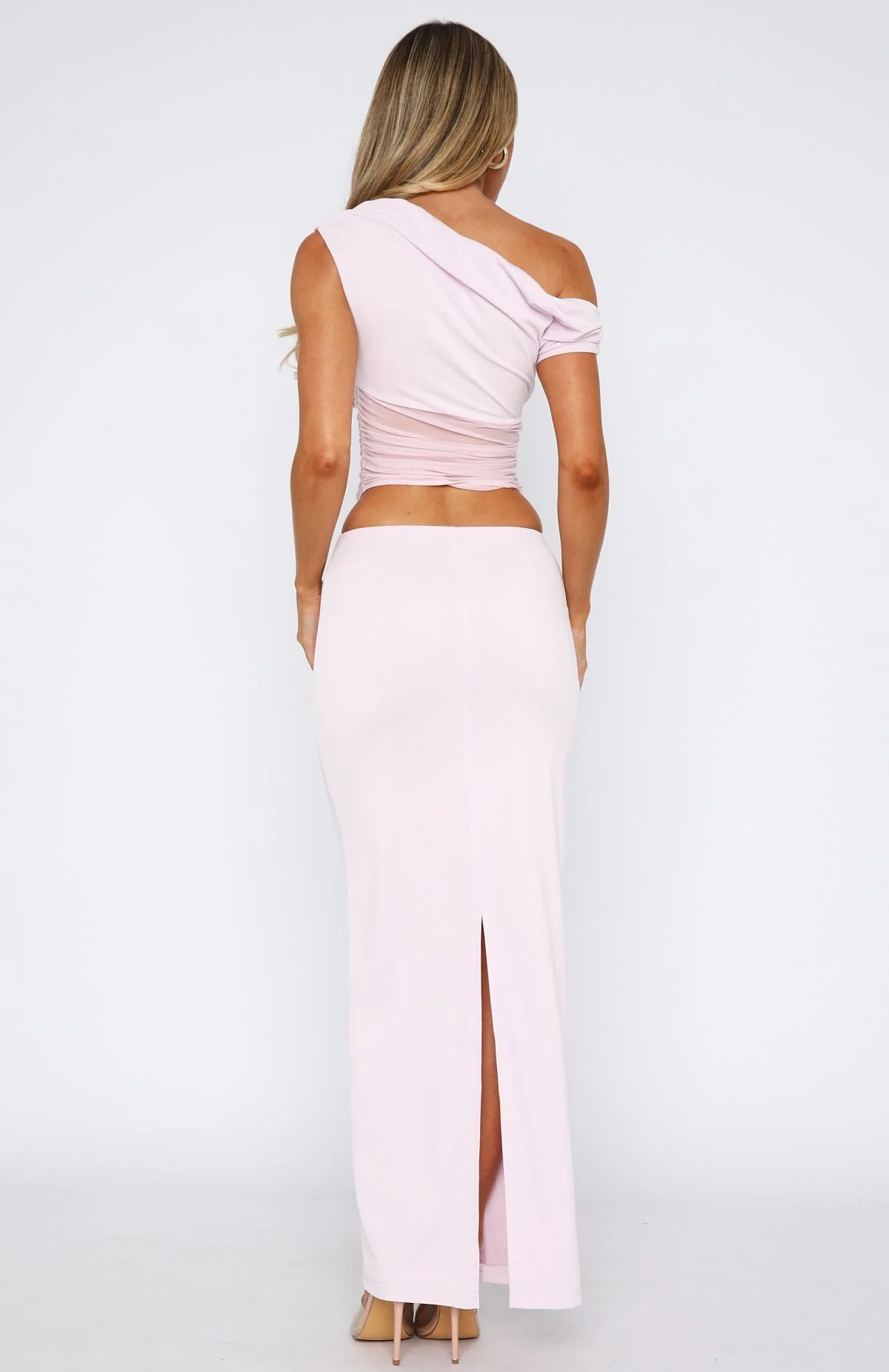 Girls Night Maxi Dress Baby Pink