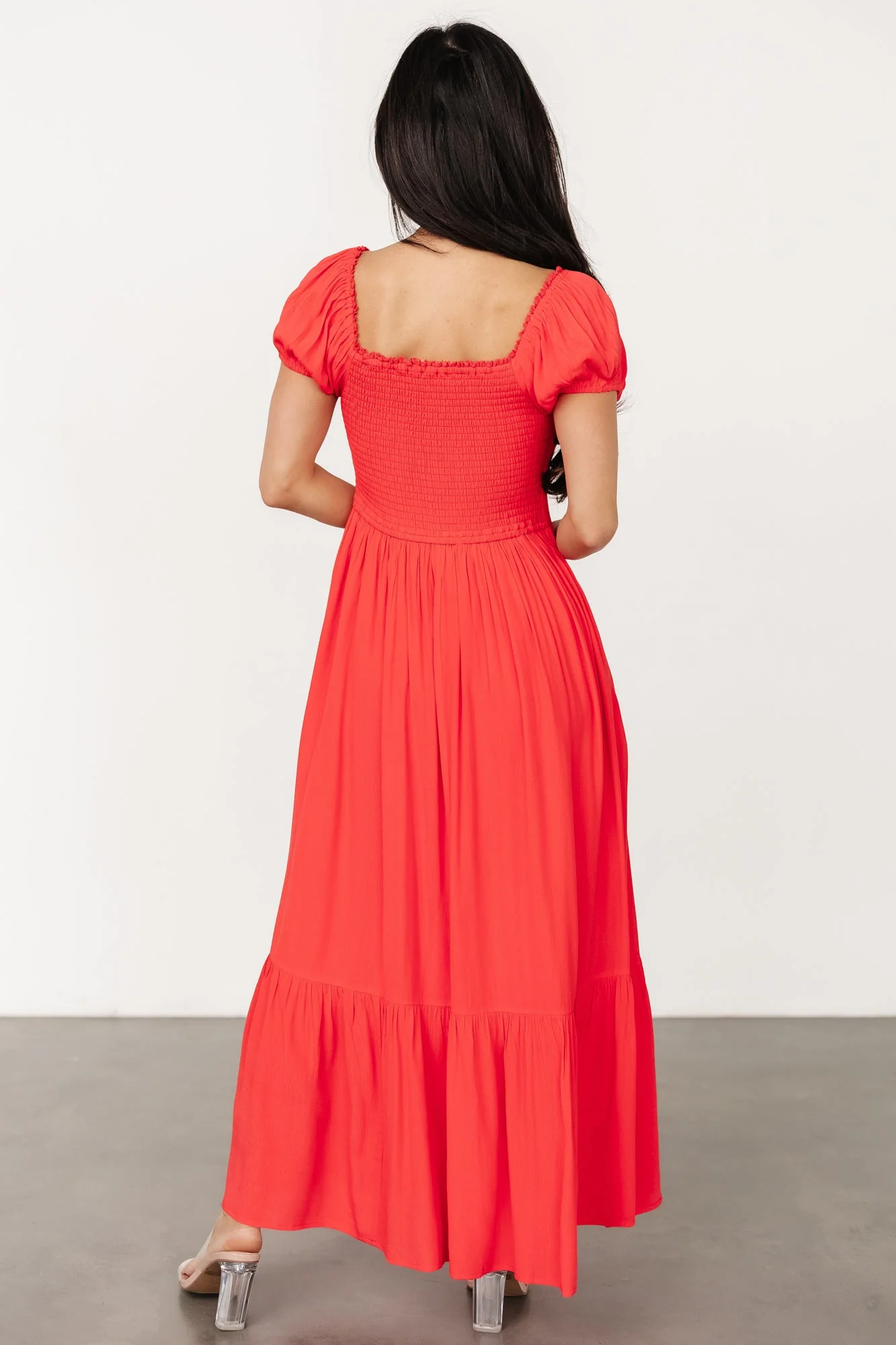 Ilona Maxi Dress | Cherry Red