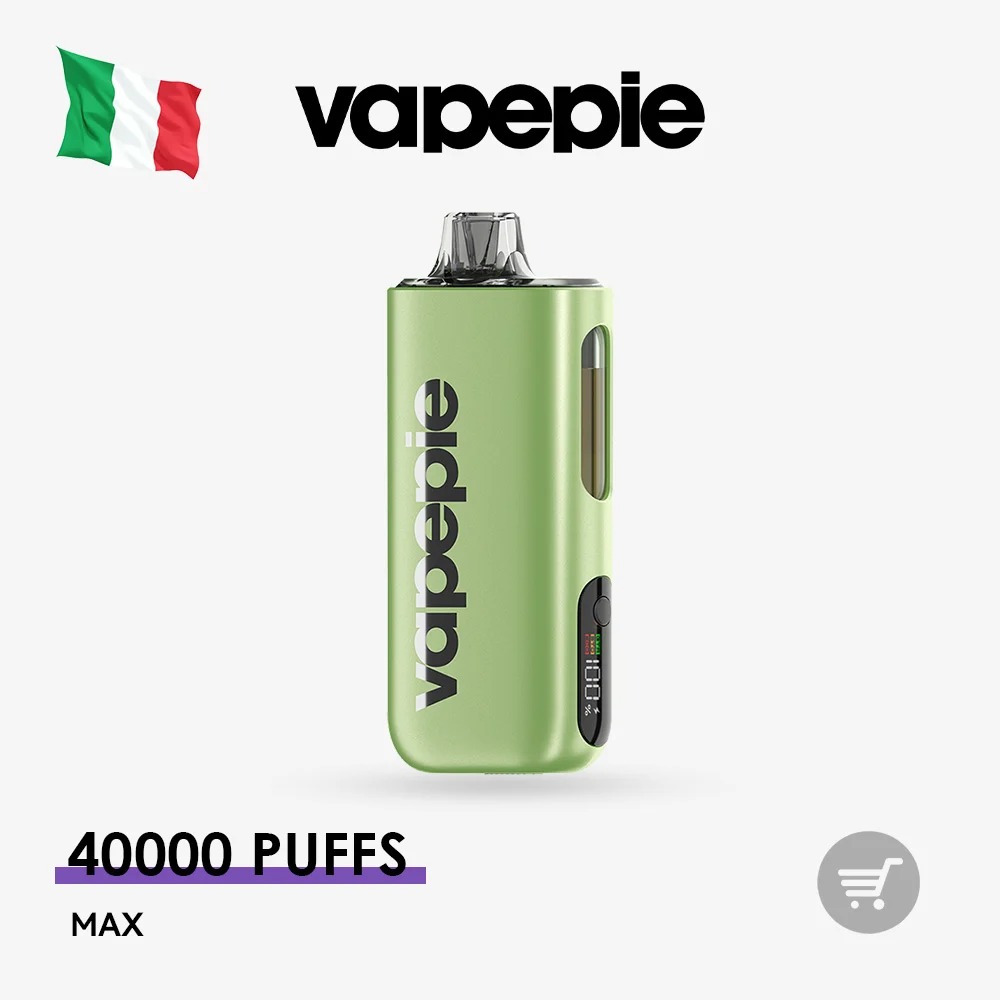 VAPEPIE Max – 40 000 zaciągnięć – brak posmaku spalenizny – najcieńszy e-papieros na świecie!